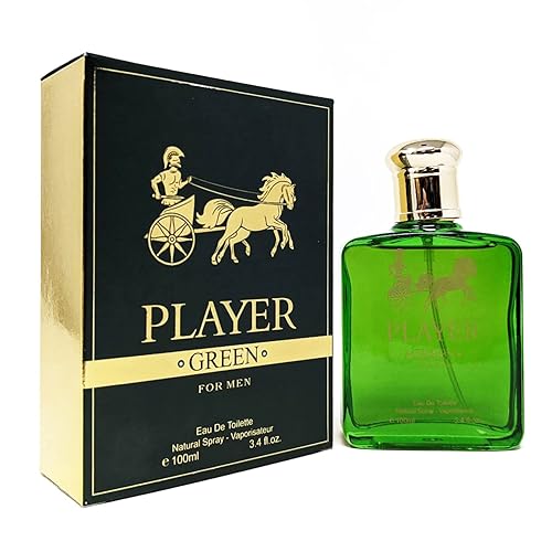 J&H PLAYER NOIR, Eau de Toilette Spray para hombres, maravilloso regalo, aroma masculino, uso diurno y casual, para todo tipo de piel, una botella
