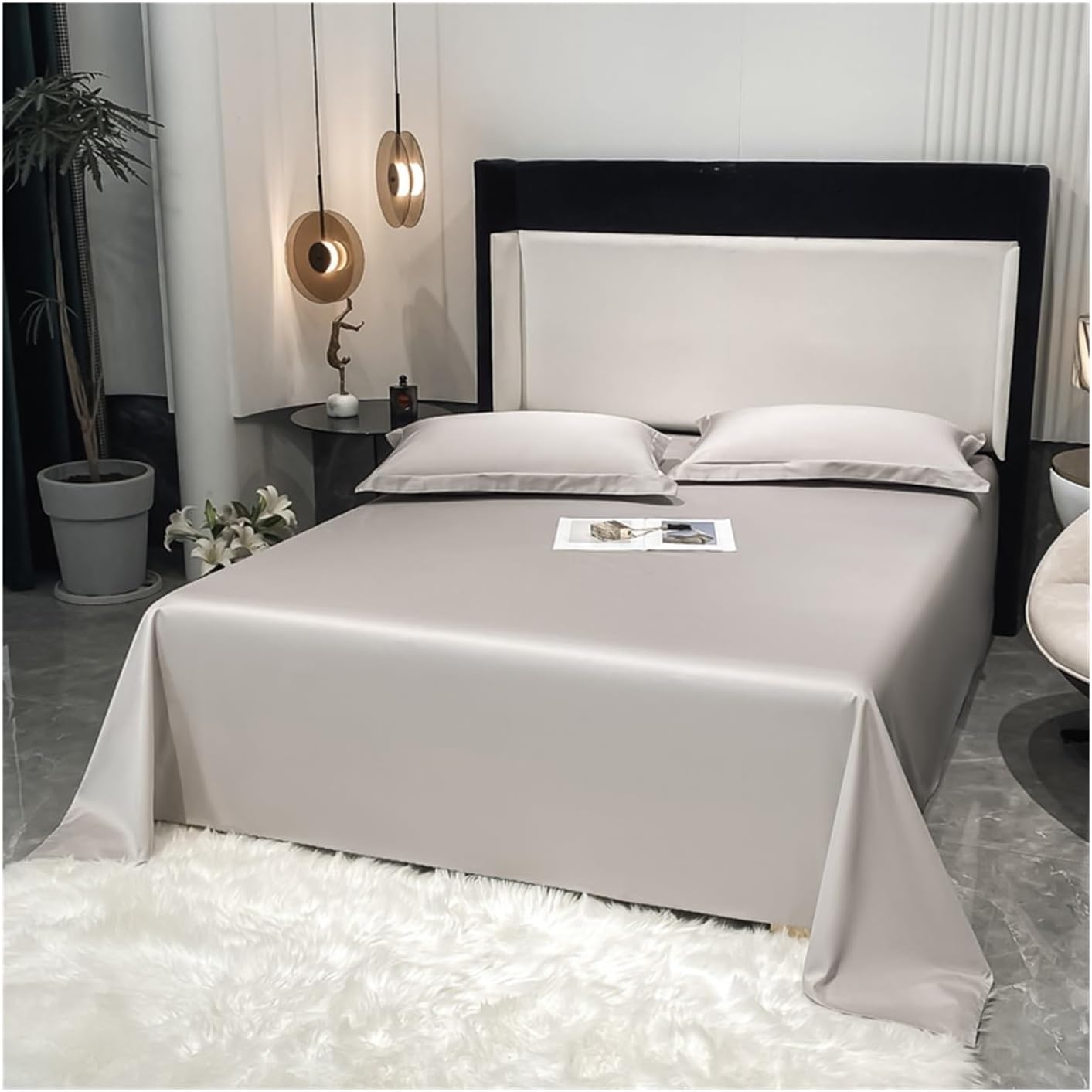 Bed Sheet, Bed Sheet, Linen Towel, 100S Long Staple Cotton Satin