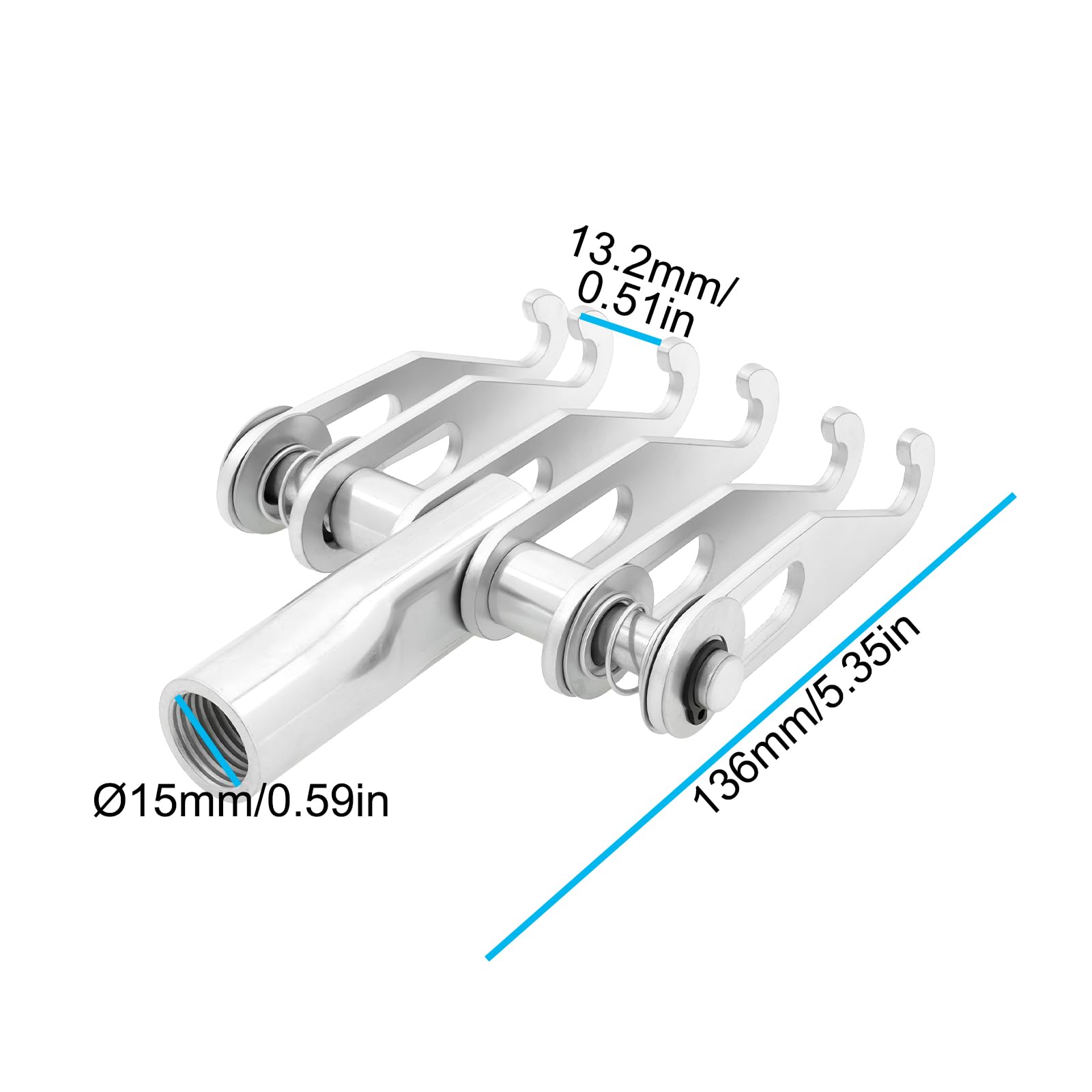 Auto Dent Puller 6 Finger Haken Zugkralle für Gleithammer Befestigung Auto Blech Reparatur