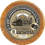 La Antigua Quesería Queso Artesano Curado de Oveja con Trufa, Leche Cruda, Maduración 6 Meses, PIEZA COMPLETA 3 kg
