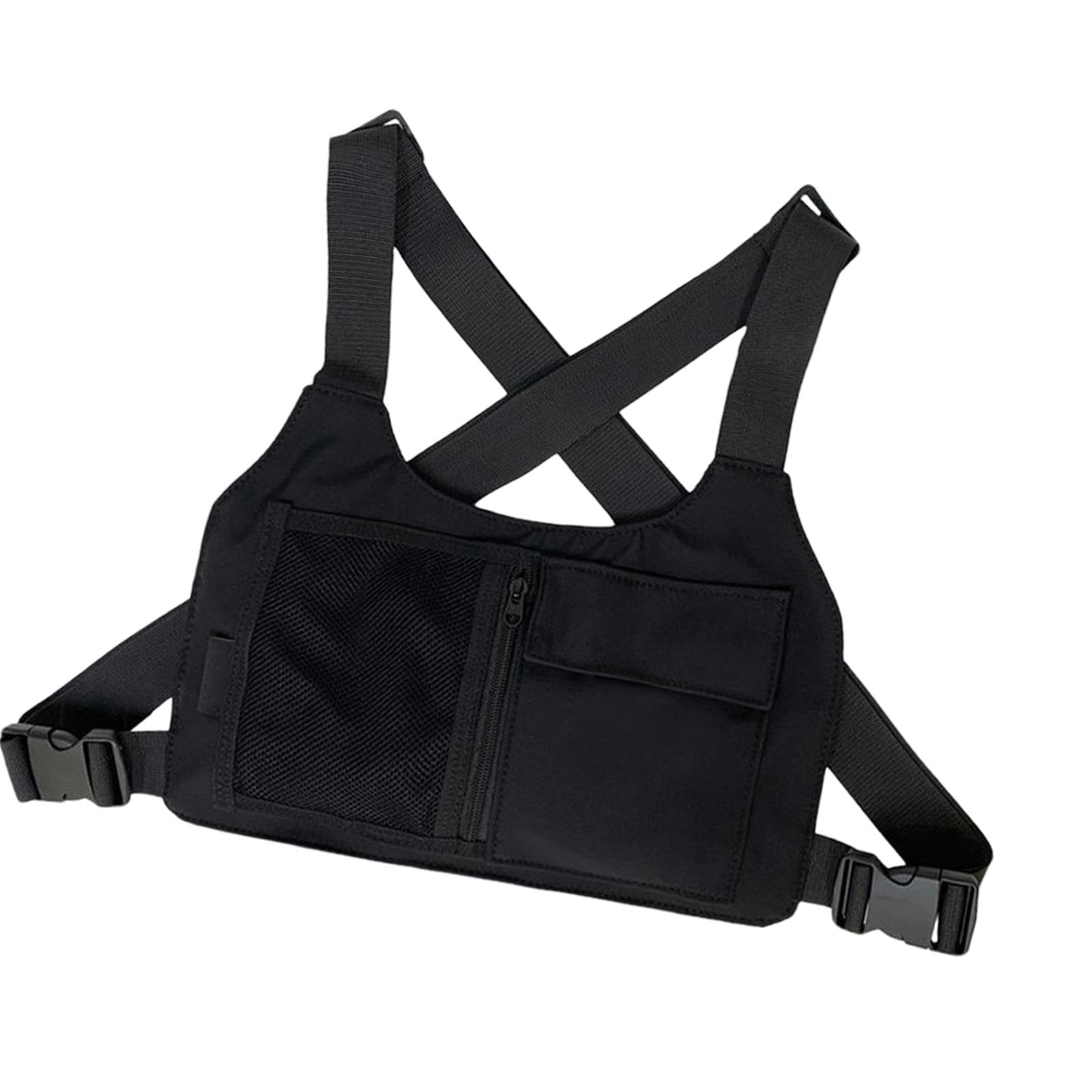 Chest Rig Vest Bag Pouch Utility Holder Workwear for Running Outdoor Camping-image-15