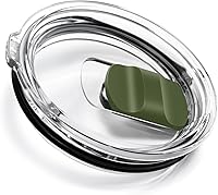 Vista 38 de Tapa con popote para vaso de 30 onzas, tapas de repuesto compatibles con YETI Rambler de 30 onzas, vaso con popote de 35 onzas, sin BPA e