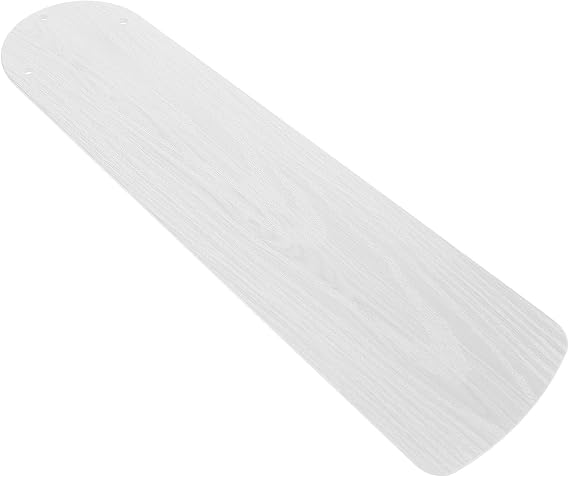 NUOBESTY 1Pcs Ceiling Fan Blades Replacement for 52 Inch, Plastic Ceiling Fan Blade for Outdoor And Indoor, Weatherproof White Wood Grain Paddles for Home, Patio, Bedroom
