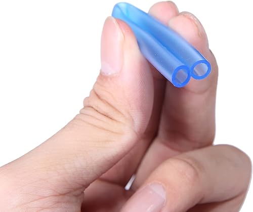 Miniatura 10 de ALEGI Aquariums - Tubo flexible estándar azul estándar de 316 pulgadas, azul para peceras, terrarios e hidroponía (100 pies + 80 conectores)