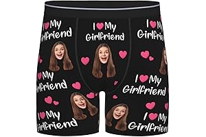 Personalized Photo Boxer Briefs for Men: Valentine's Day Gifts