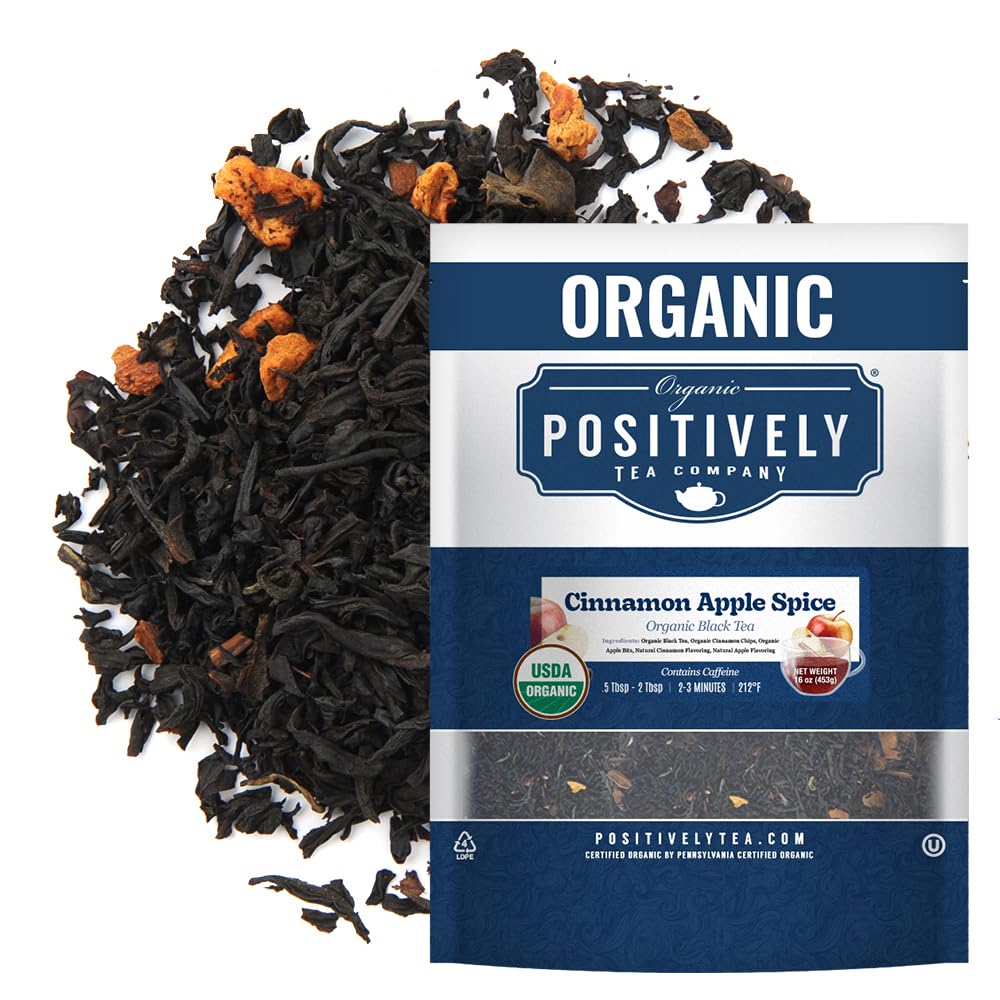 Cinnamon Apple Spice Black Tea, Loose Leaf, 16 Ounce