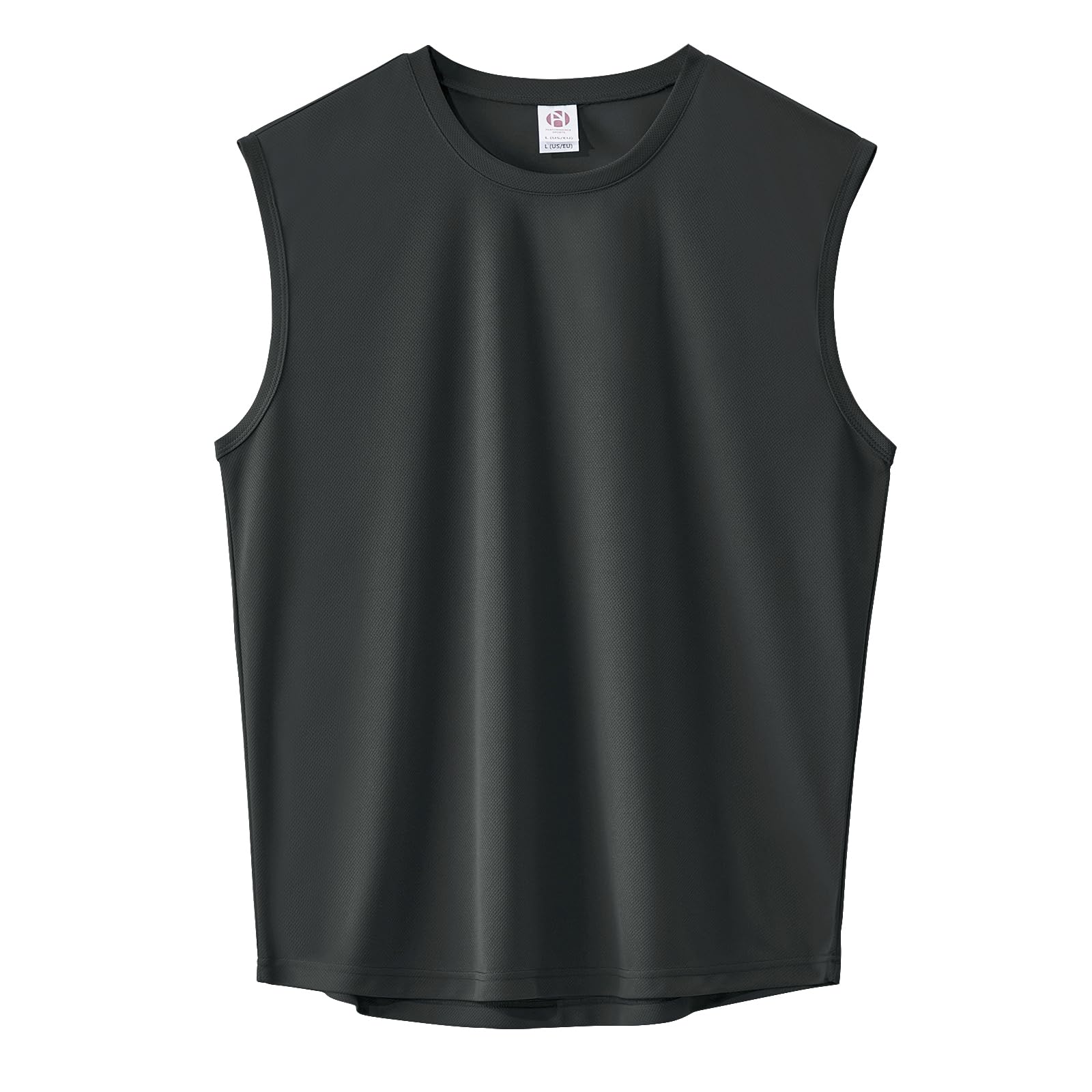 Facitisu Camiseta sin Mangas Ligera para Hombre, de Secado rápido, atlética, para Entrenamiento y natación, 2 Unidades, Color Negro, XX-Large