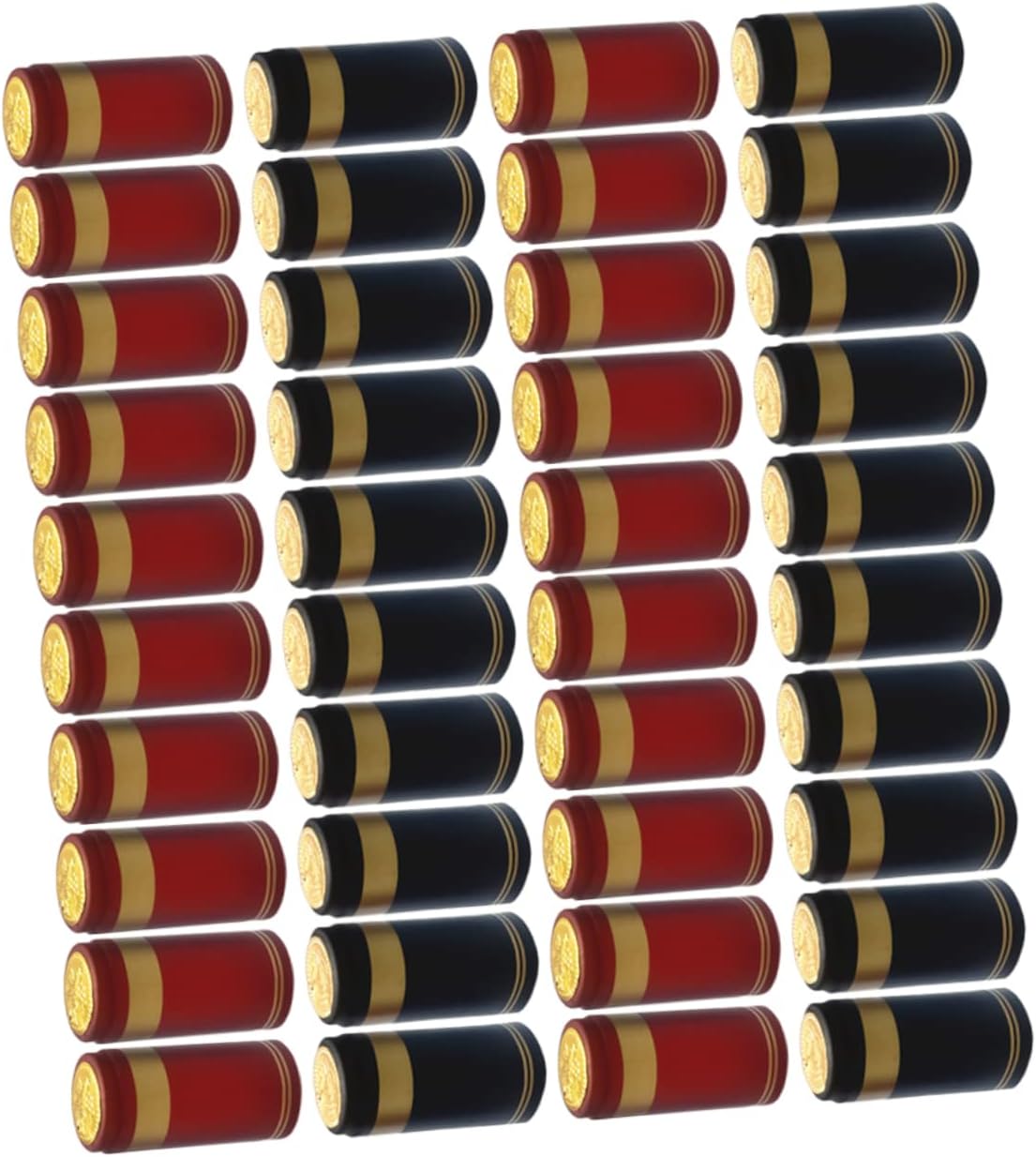 400 pcs shrink bottle sleeves shrink corks heat shrink wire wrap bottle capsules shrink caps bottle shrink capsules red top Family Accessories film self made