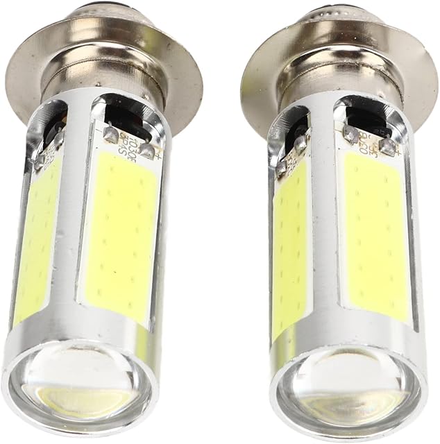 LED Headlight Bulbs - 2x 6000K BA20D White H6M COB Led Bulb For Motorcycle Headlights High/Low Beam Light Motor Bike/ATV Headlight Fog Light Bulb PX15d P15D25-1