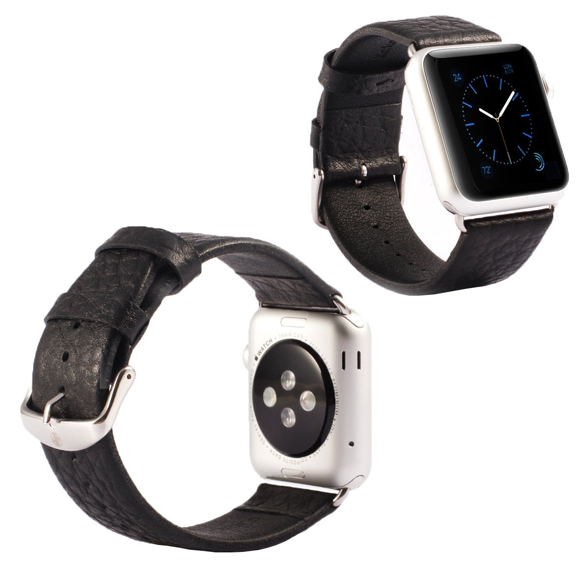 Amazon | Apple Watchバンド、KAKAPI Genuine Buffalo Hideレザー 