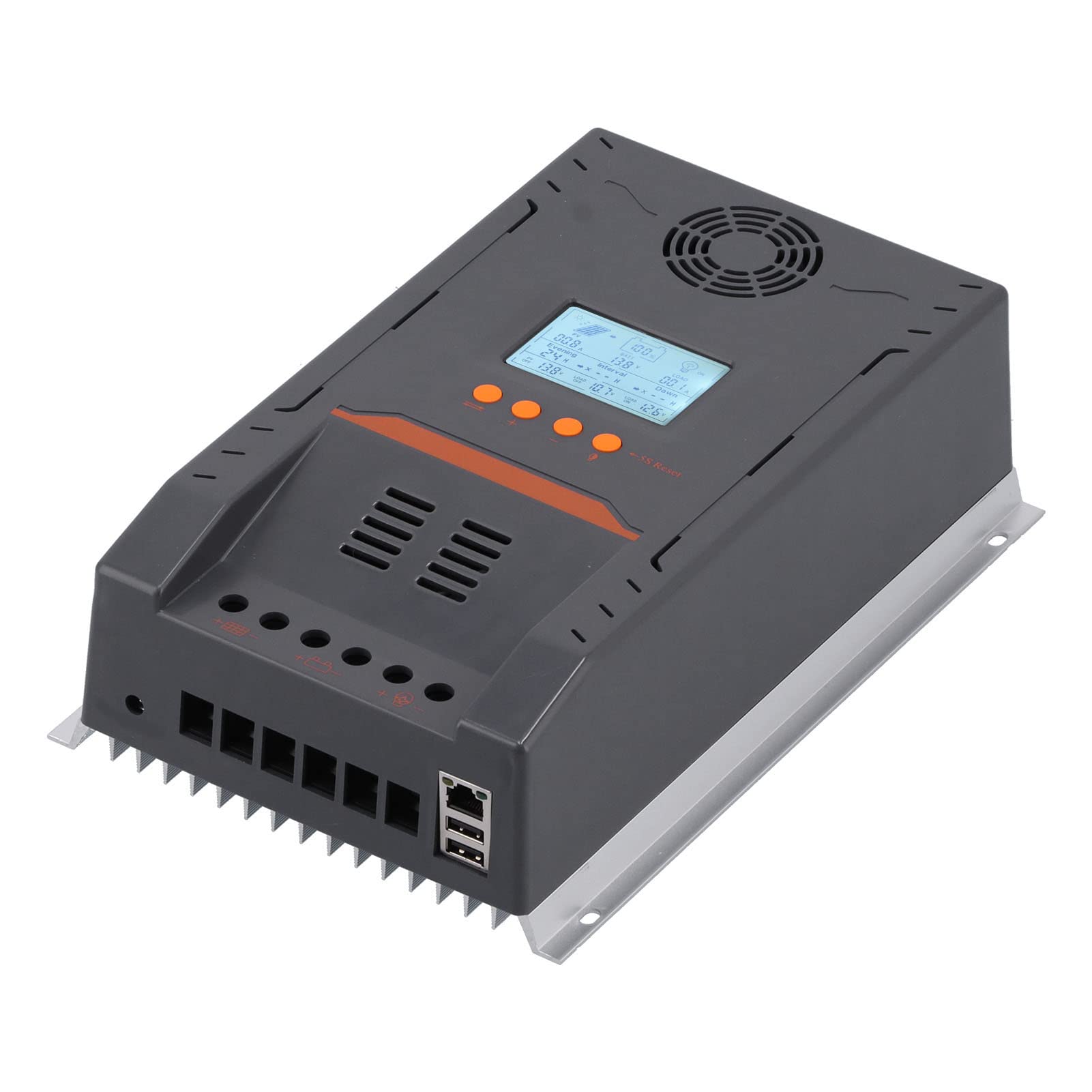 Controlador Solar MPPT Dispositivo de Potencia de Identificación Automática para Monitoreo Al Aire Libre 100A