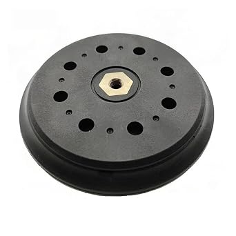 2Pcs 6 Inch 15-Hole Backing Pad - 150mm Hook & Loop Sanding Disc for BO6050/BO6050J Orbital Sander