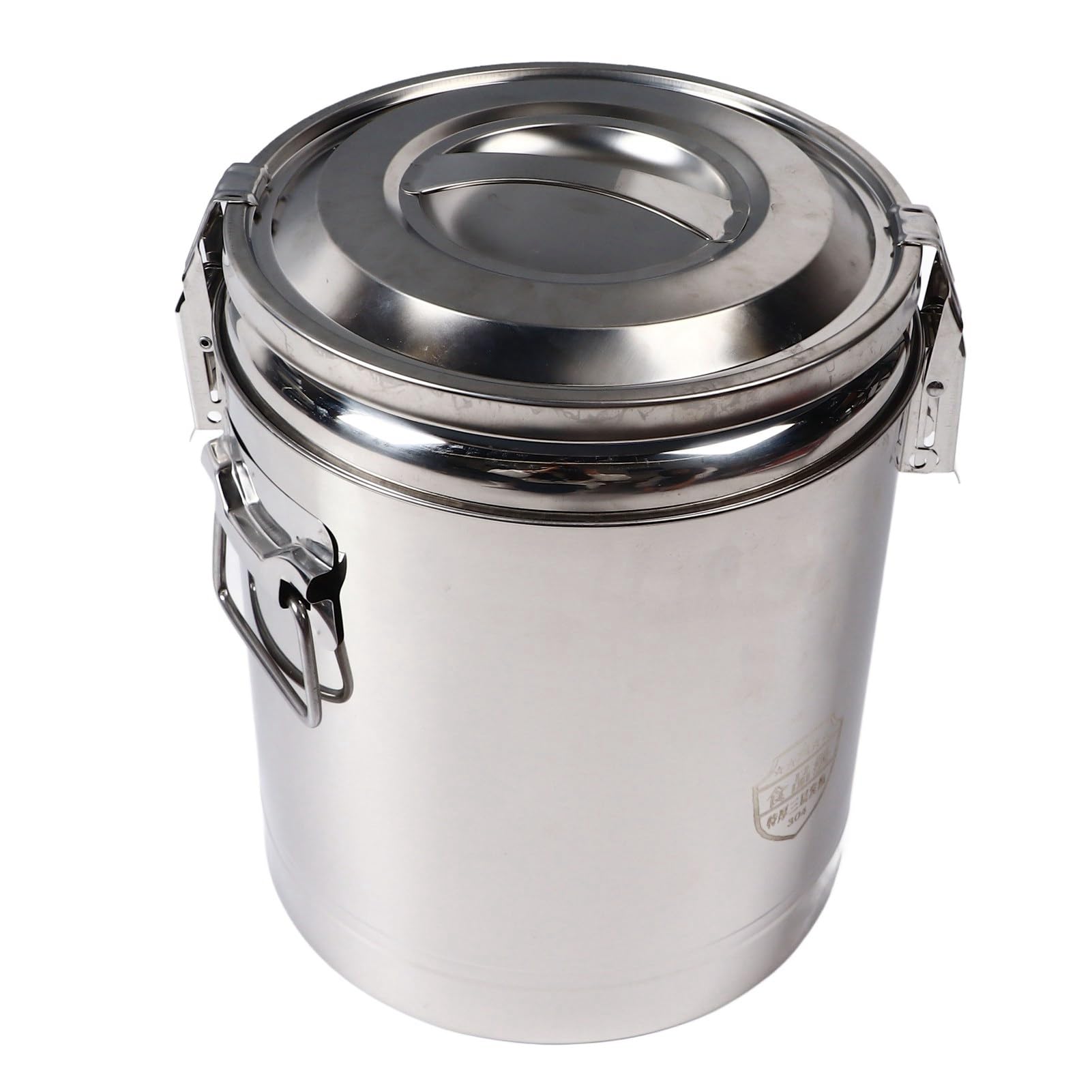 Generic Cubo de Sopa de Acero Inoxidable Aislado de 10 litros con Grifo Duradero para Restaurantes de Acero Inoxidable 304