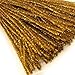 The Crafts Outlet Chenille Sparkly Stems, Pipe Cleaner, 12-in (30-cm), 50-pc, Gold