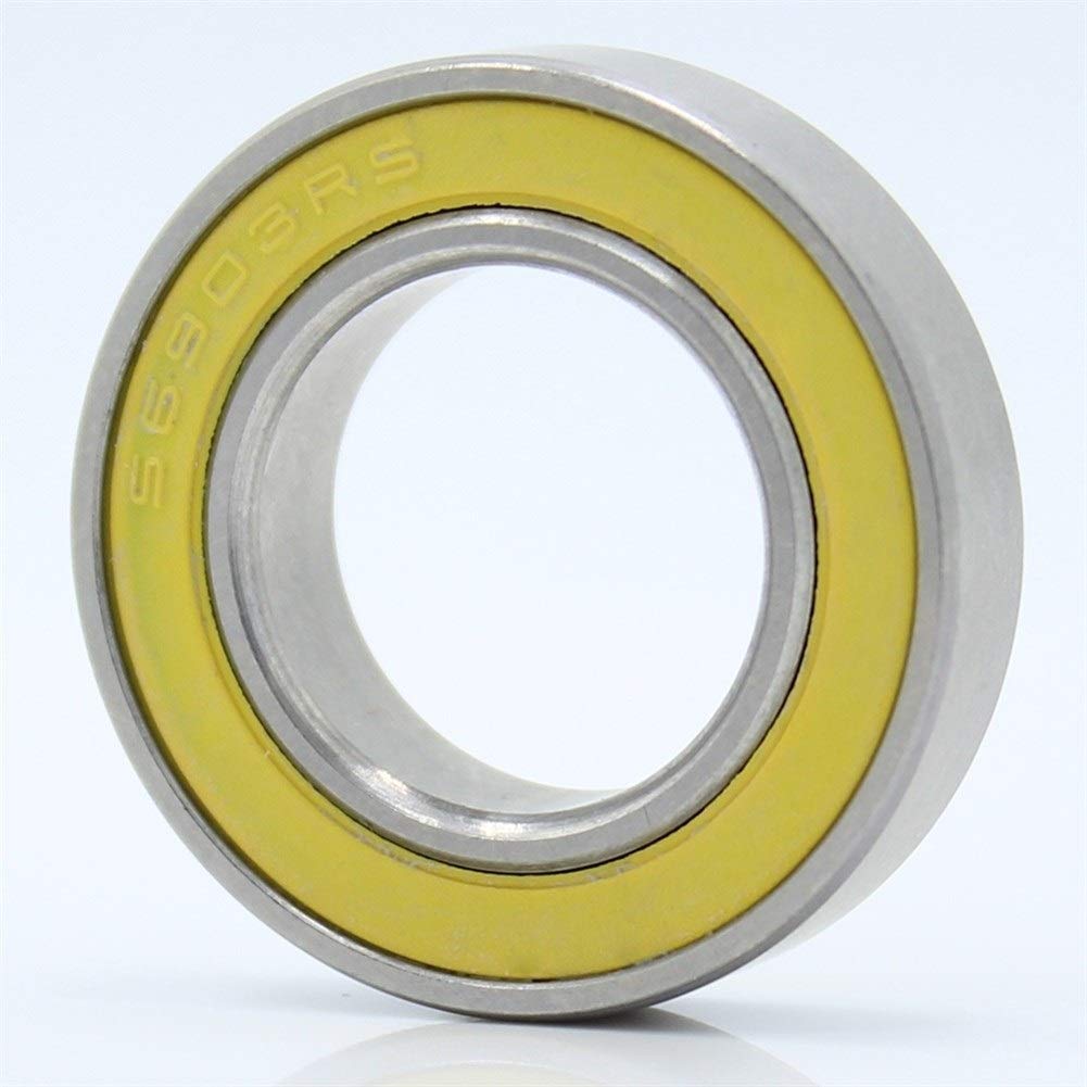 ZBJGBUIA 6903-2RS Stainless Bearing 17x30x7mm ABEC-3 6903 RS Bicycle Hub Front Rear Hubs Wheel 17 30 7 Ceramic Balls Bearings