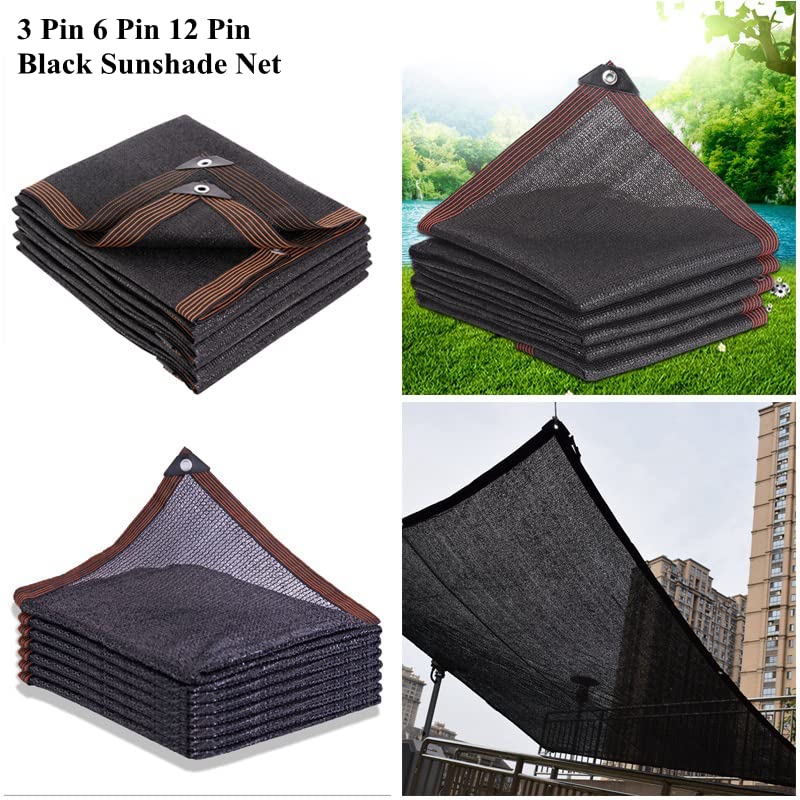 Filet pare-soleil noir couverture de piscine extérieure 2x5m - 2
