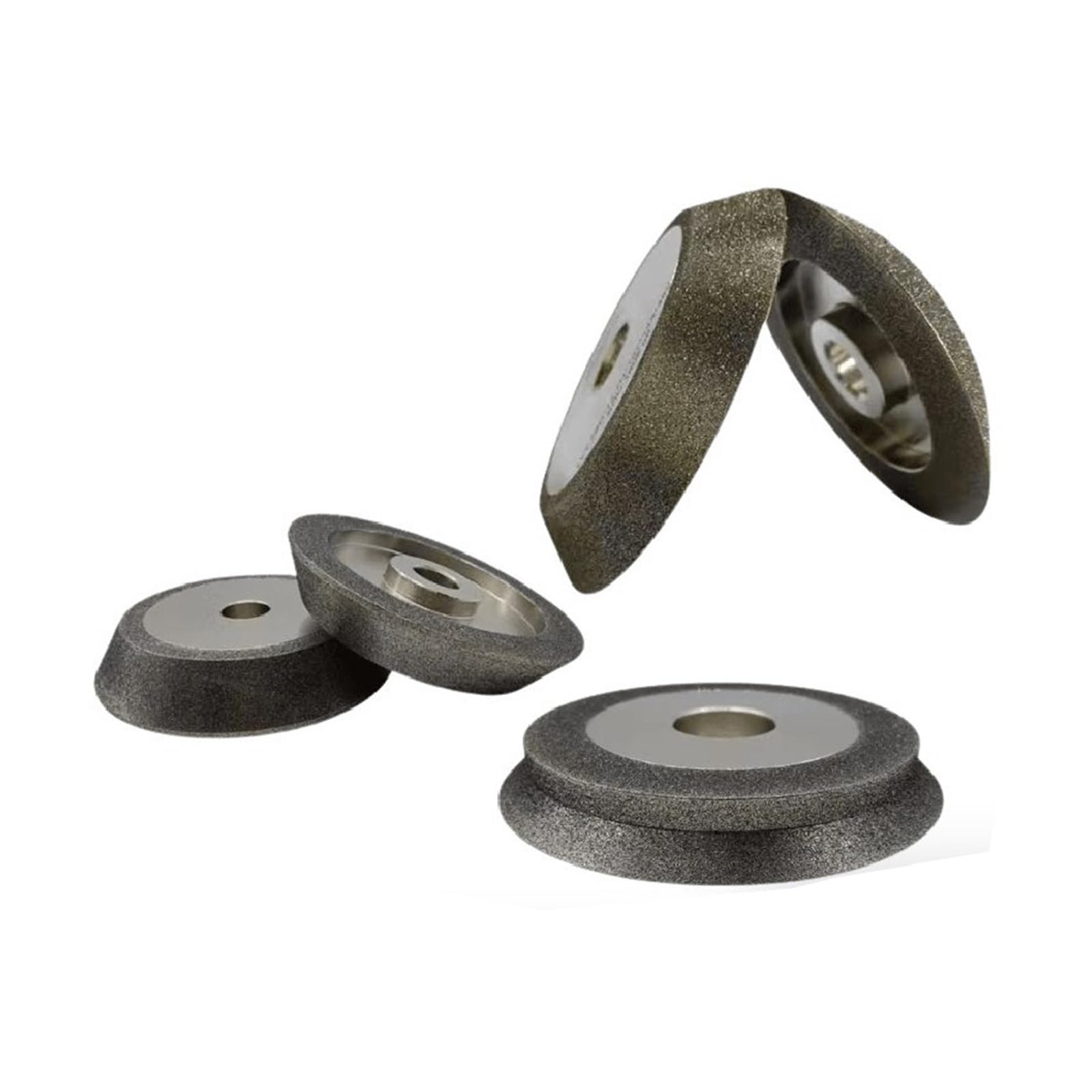 Muela abrasiva CBN de 3 pulgadas con eje 1/2'' | Rueda de copa 20G-CBN230 for acero de alta velocidad y carburo de tungsteno(X3-CBN230)