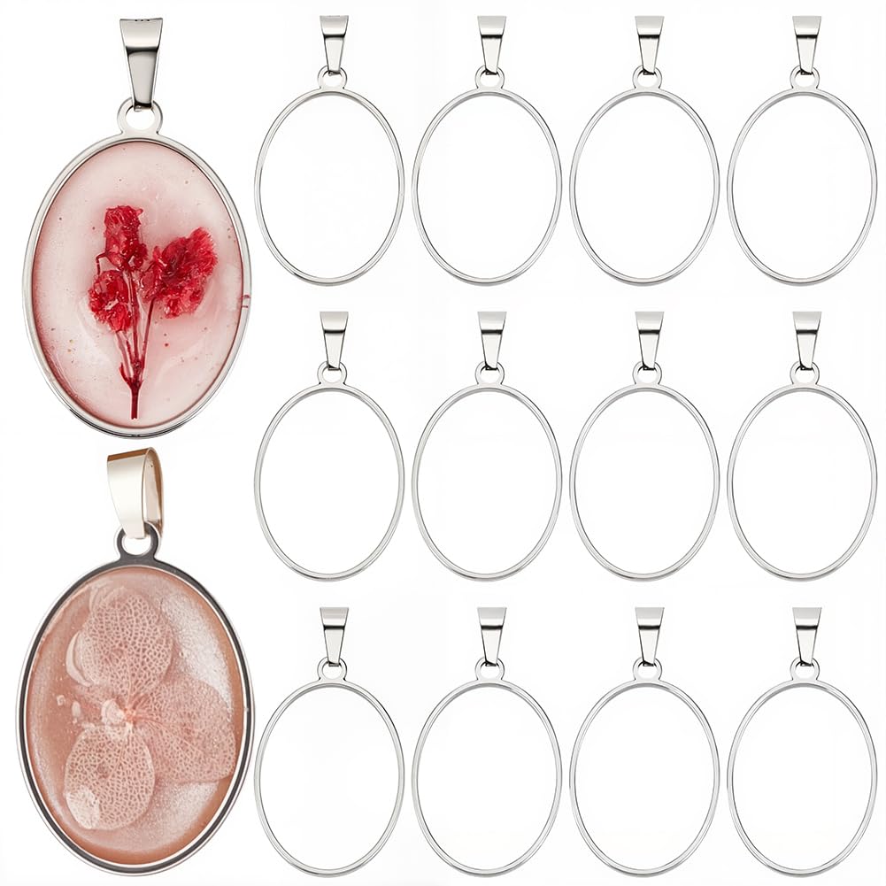 Pendentifs creux en acier inoxydable durables pour boucles d'oreilles raffinées