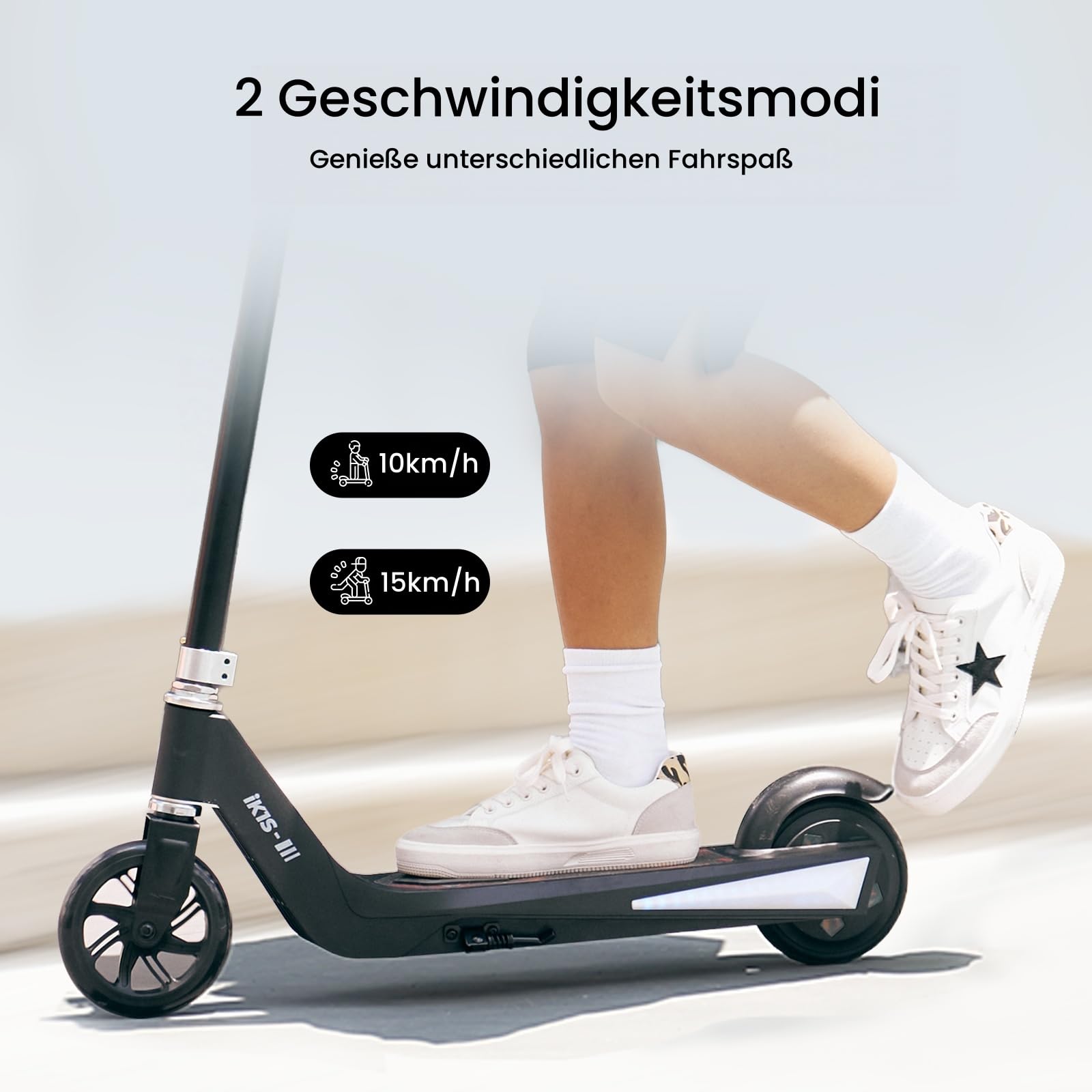 IHoverboard Elektroroller Für Kinder 6-10 Jahre - 15 Km/h Max, LED-Räder, 10km Reichweite