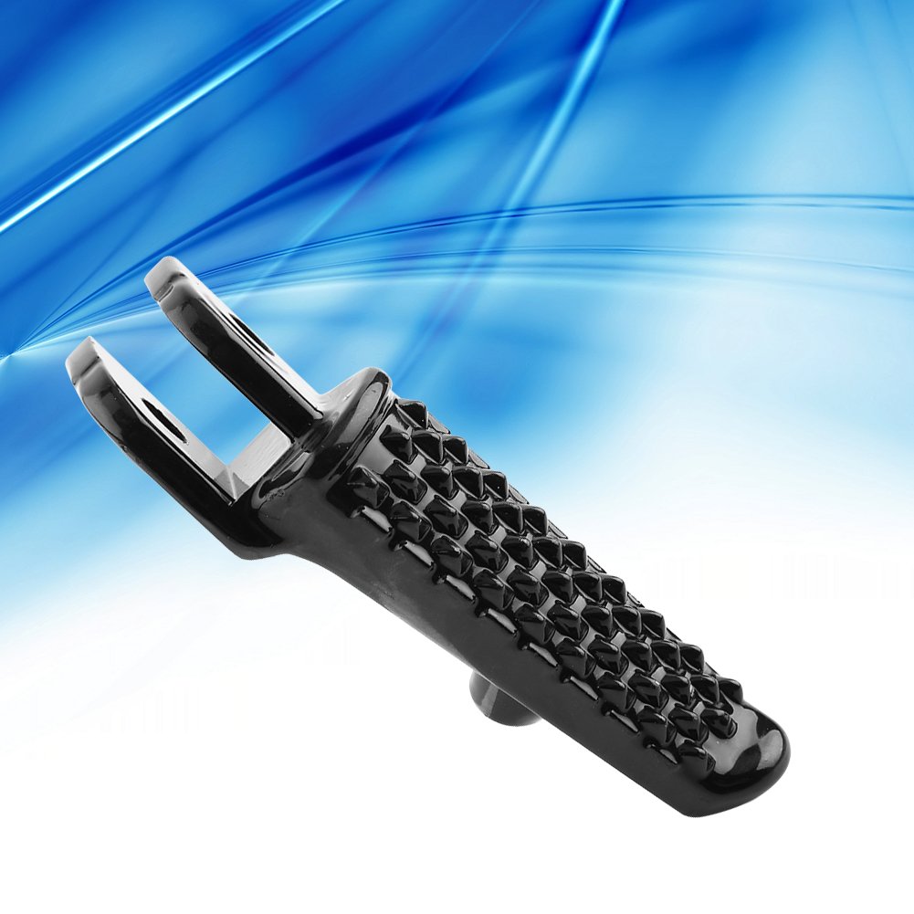 Reposapiés para moto, reposamanos delanteros de motocicleta, pedales de reposapies de moto reposa pies delanteros para CBR600 F4I CBR919 CBR1000 (negro)