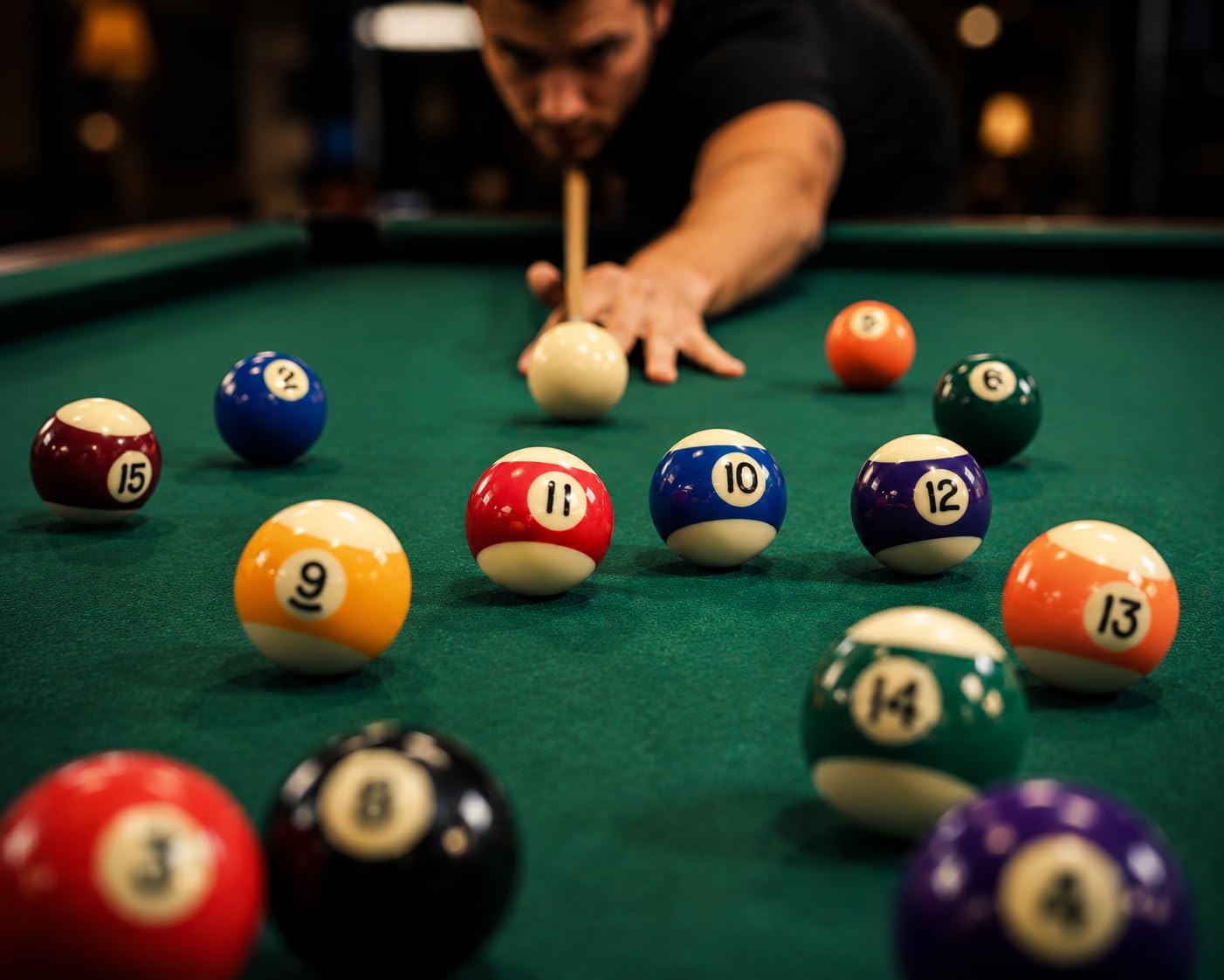 John West Pool Billardkugeln 57 mm Komplettes Set | Mit Spielkugel, Aufbewahrungsbox, Für Hobby, Freizeit & Gaststätte, Poolbillard
