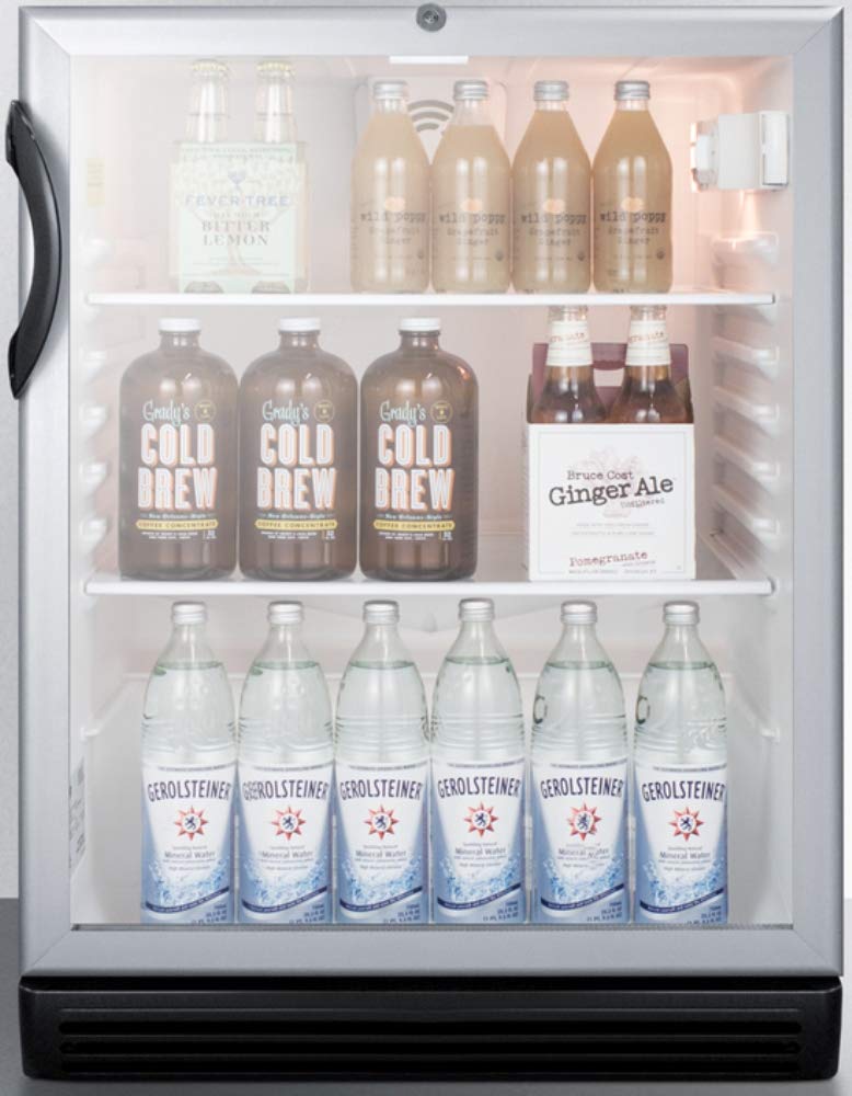 Summit Scr600bglada 24"" ADA Compliant Commercially Approved Compact Beverage Center With 5.5 Cu. Ft. Capacity on Fridge.com - View 3