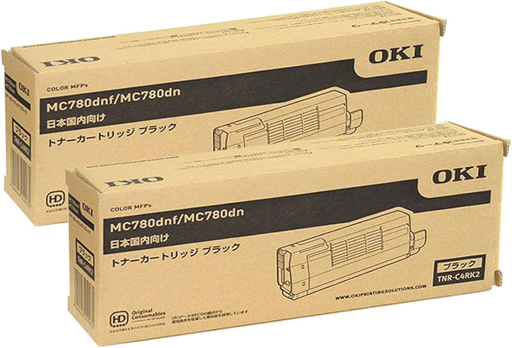 Amazon | OKI トナーカートリッジTNR-C4RK2 ブラック 2本セット 純正品