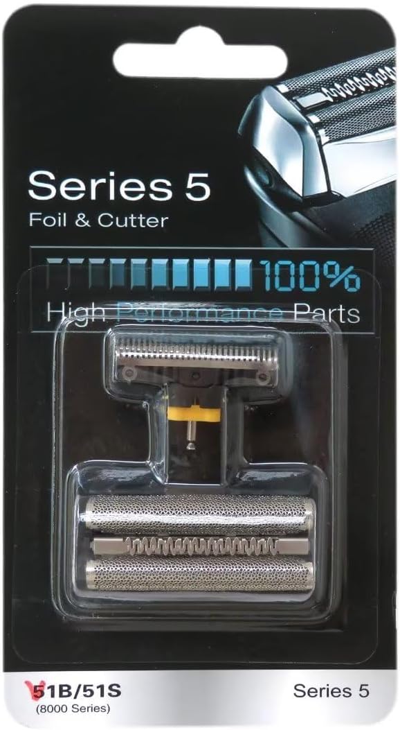 51B Shaver Foil Cassette Head Replacement Part Fit for B-raun Series 5 8970, 8975, 8985, 8986, 8987, 8990, 8991, 8995,8595, 8795, 8581, 8583, 8585, 8588, 8590, 8781, 8783, 8790