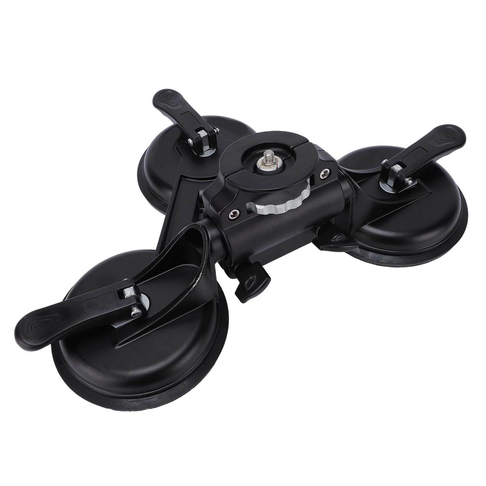 Tosuny Soporte para Teléfono con Ventosa Triple, Capacidad 20KG, para Coche | Metal Suction Cup Mount for X5 X4 X3, DSLR, Mirrorless, Action 5 Pro
