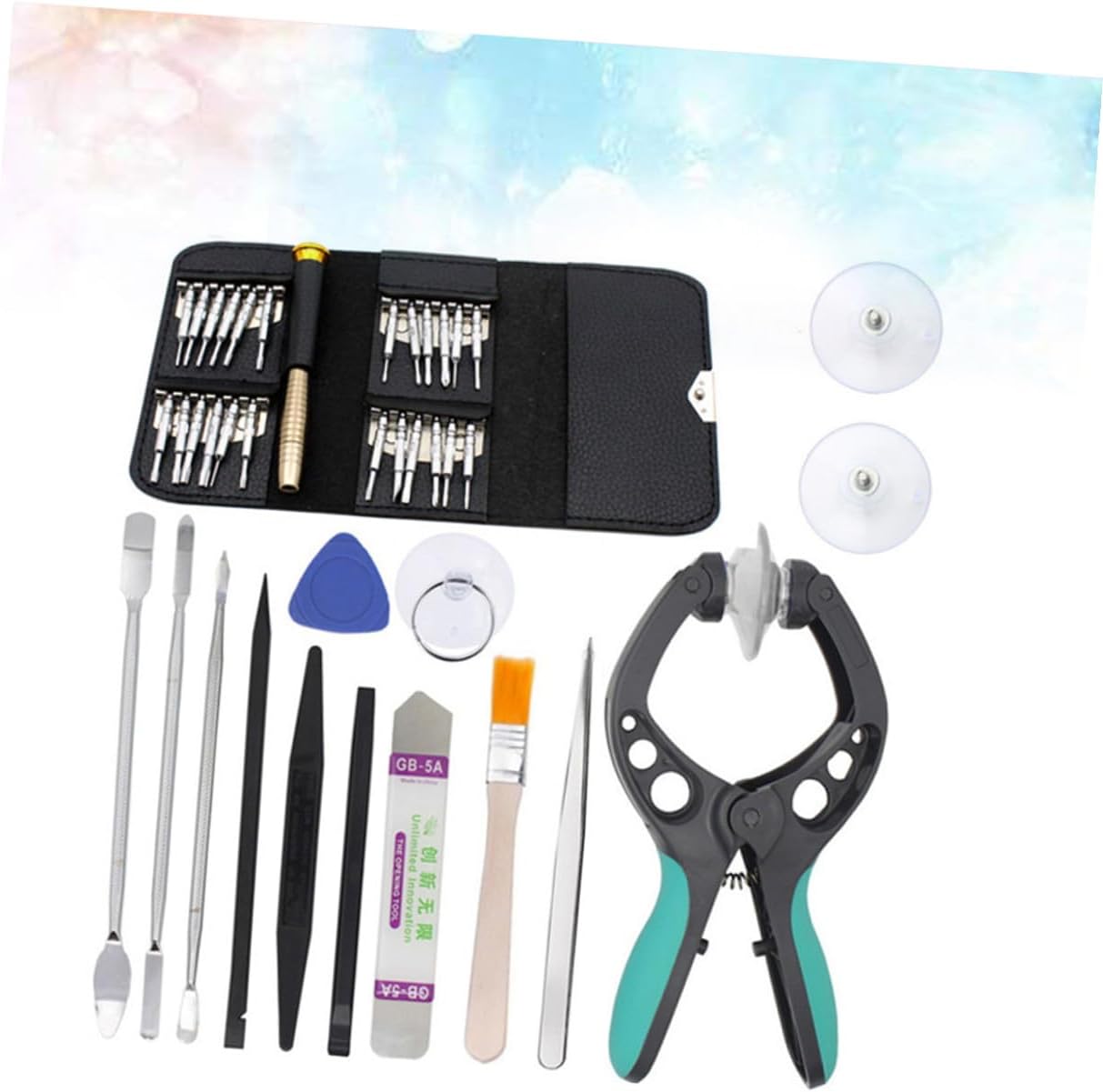 Lurrose Multi-function Screwdriver for Computer Repair Lcd Screen Disassembly and Electronics Fixing Versatile Tool Kit Precision Screwdrivers for Home and