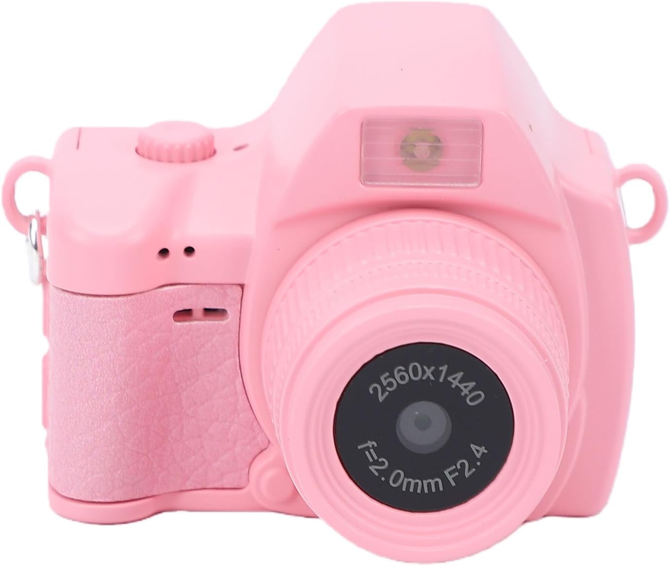 Zopsc 2K HD Miniature CCD Camera, 1.47 Inch Screen Type C Charging Portable Digital Camera for Vlog Travel (Pink)