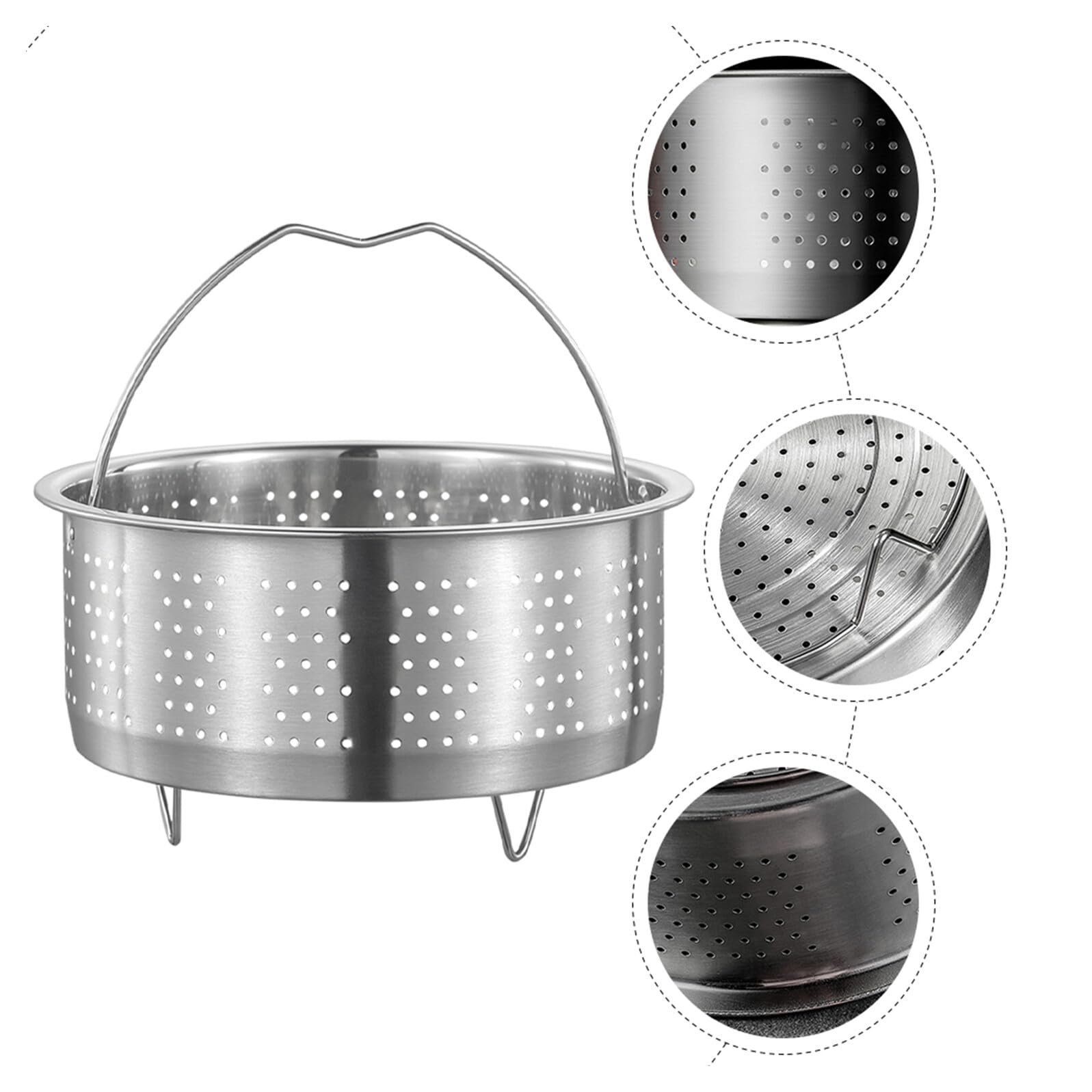 Amazon.com: UPKOCH Mesh Strainer Steamer Basket Stainless Steel