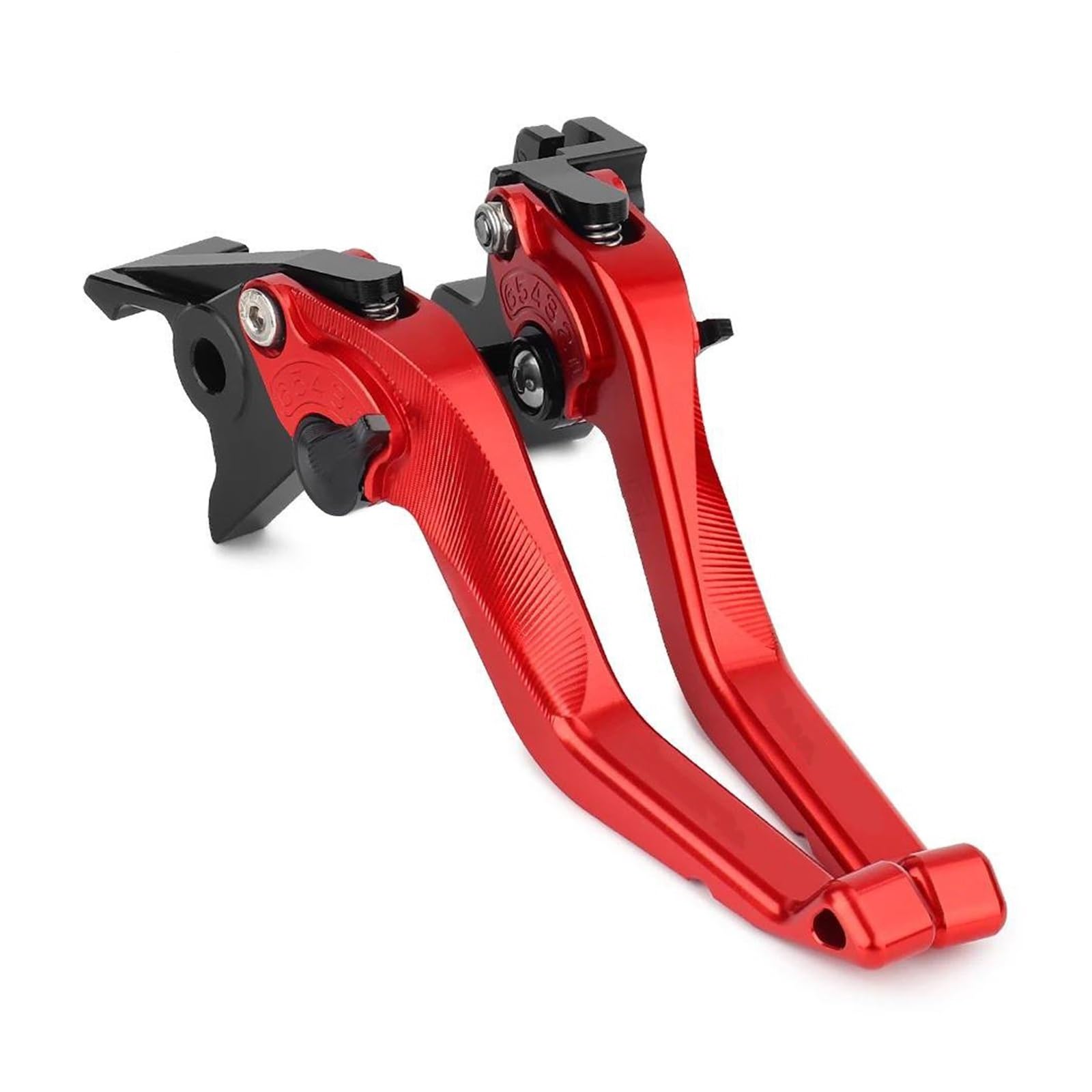 Rvevfbkbal Red Motorcycle Adjustable Brake Clutch Lever For Fazer Fzs 600 Fzs600 1998-2003(Red)
