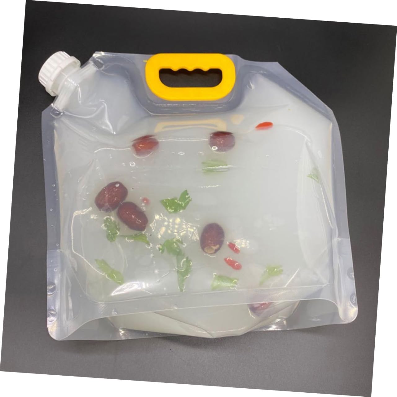 Unomor 5l Beer Bag Set Juice Pouches Drink Containers 4pcs Smooth Surface Easy to Store