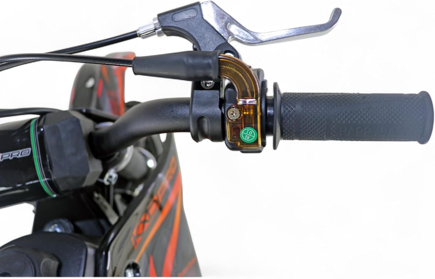 KXD 703A Dirt Bike engine and fuel area