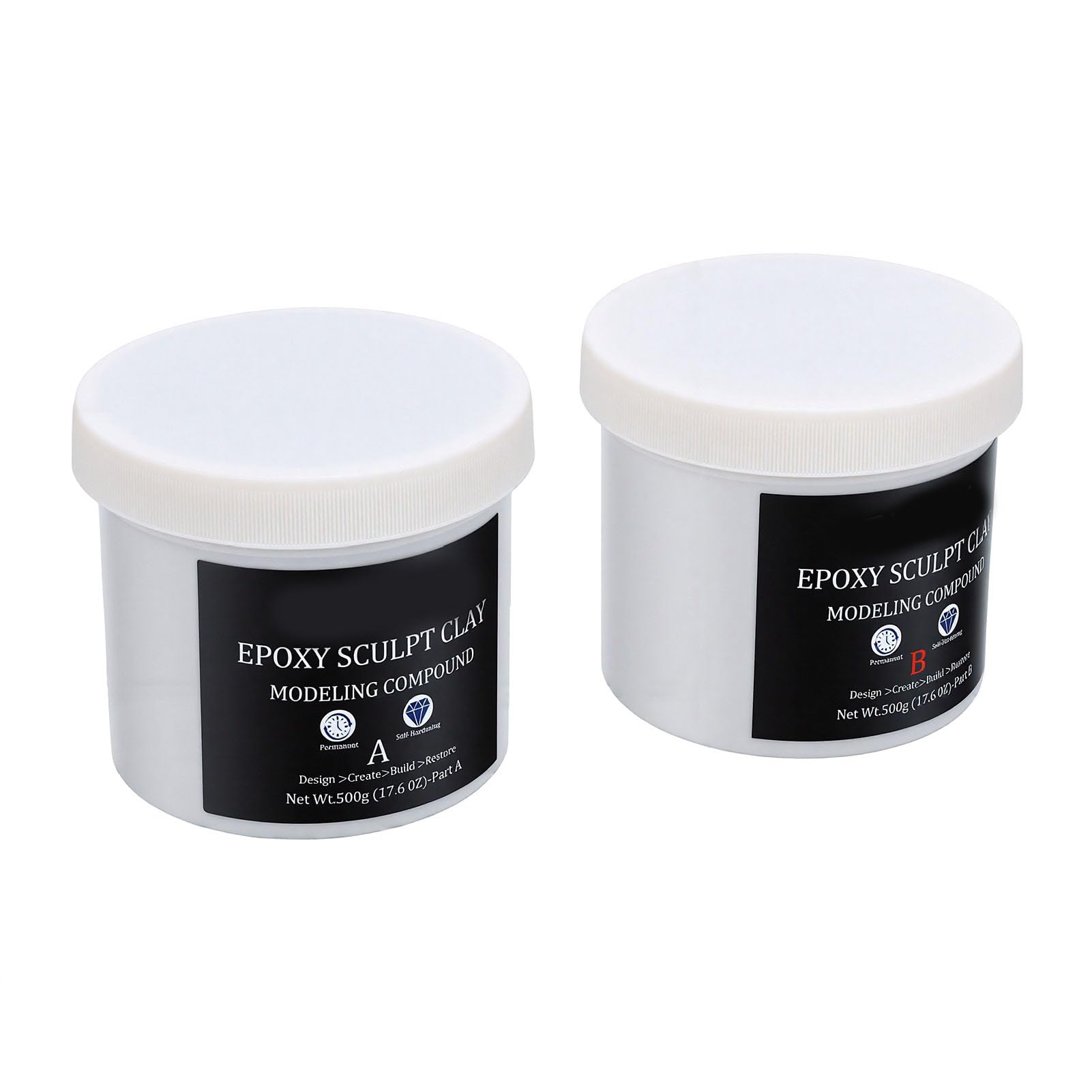 Generic Argilla per Scultura Autoindurente Composto da Modellare Versatile per Progetti Artistici e Riparazioni Adatto a Varie Superfici 1000 G
