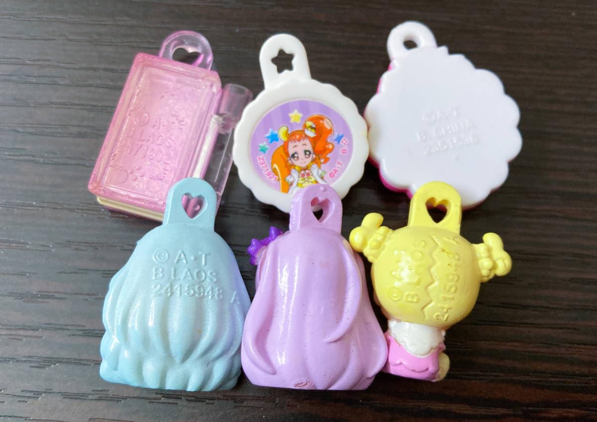 Amazon.co.jp: プリキュア ミニマスコット 人形 6点セット まとめ売り