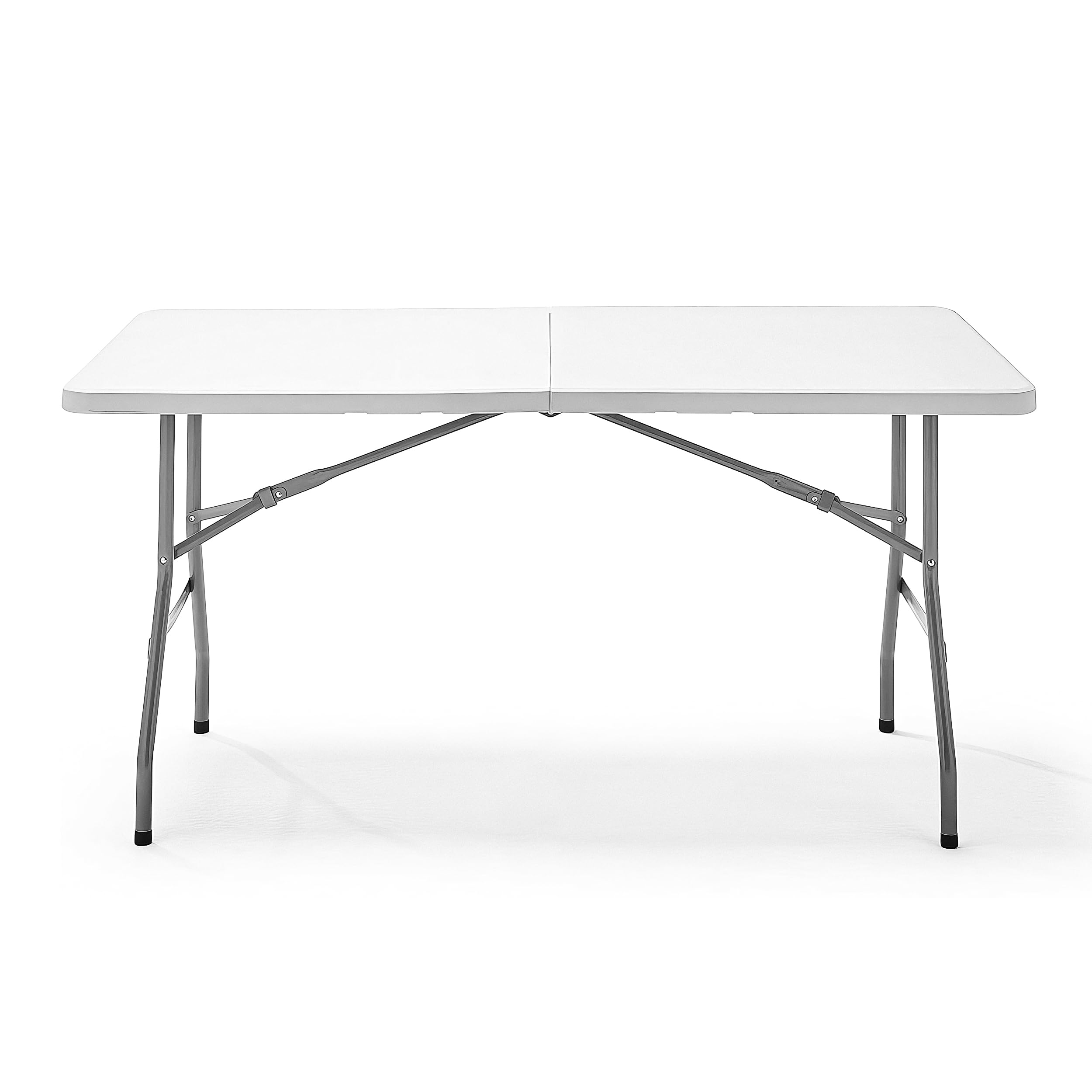 Blumixx Campingtisch klappbar 180x74x74 - Leichter Klapptisch mit Tragegriff, Gartentisch wetterfest, Buffettisch faltbar für Camping, Garten, Balkon, Festival & Outdoor - Wetterfest, Stabil & Leicht