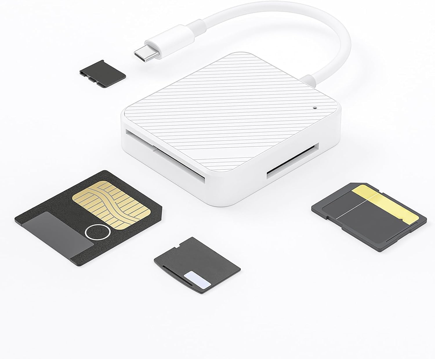 USB C SD Card Reader， TAPDRA 4 in 1 Type-C to SD Memory Card Adapter for M2/ SD/XD/SM-picture-25