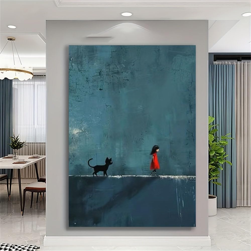 GKRXNZC Abstract Art Vertical Decor Canvas Wall Art, Nordic Texture Oil Painting, for Living Room, Dining Room, Bedroom, Hallway(35x45cm/14x22in(WxH)/No frame)