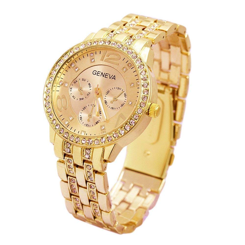pass pass Analogue Gold Color Watch for Women (B07GX2Q4R9) Amazon Price History, Amazon Price Tracker