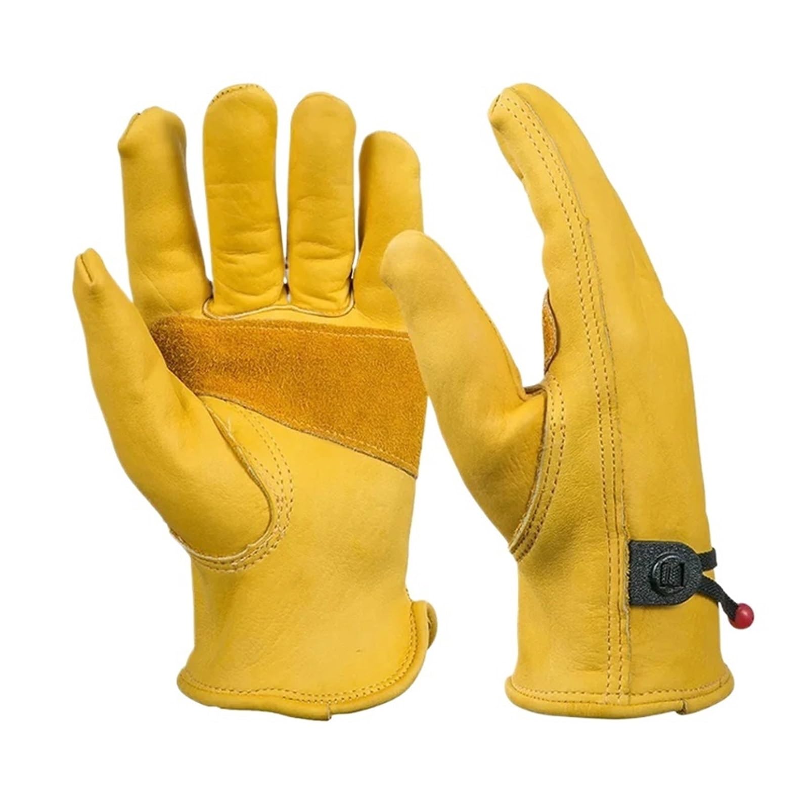 Genérico Guantes de Trabajo Cuero, Vaca Suave, para soldar
