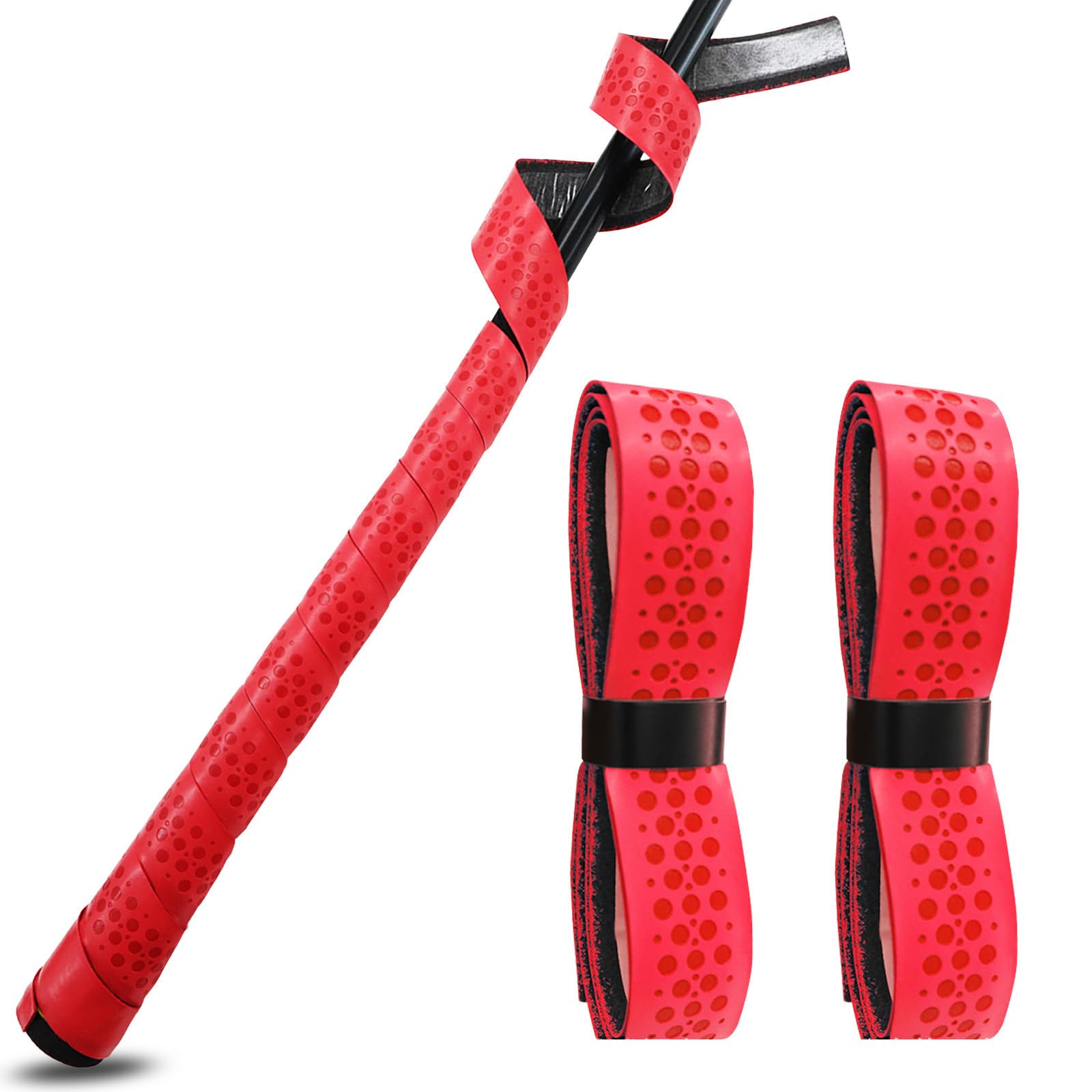QIAOLIDA PU Baseball Bat Grip Tape Nonslip Overgrip Baseball Absorbs Sweat Tennis Grip Tape For Enhances Traction And Comfort