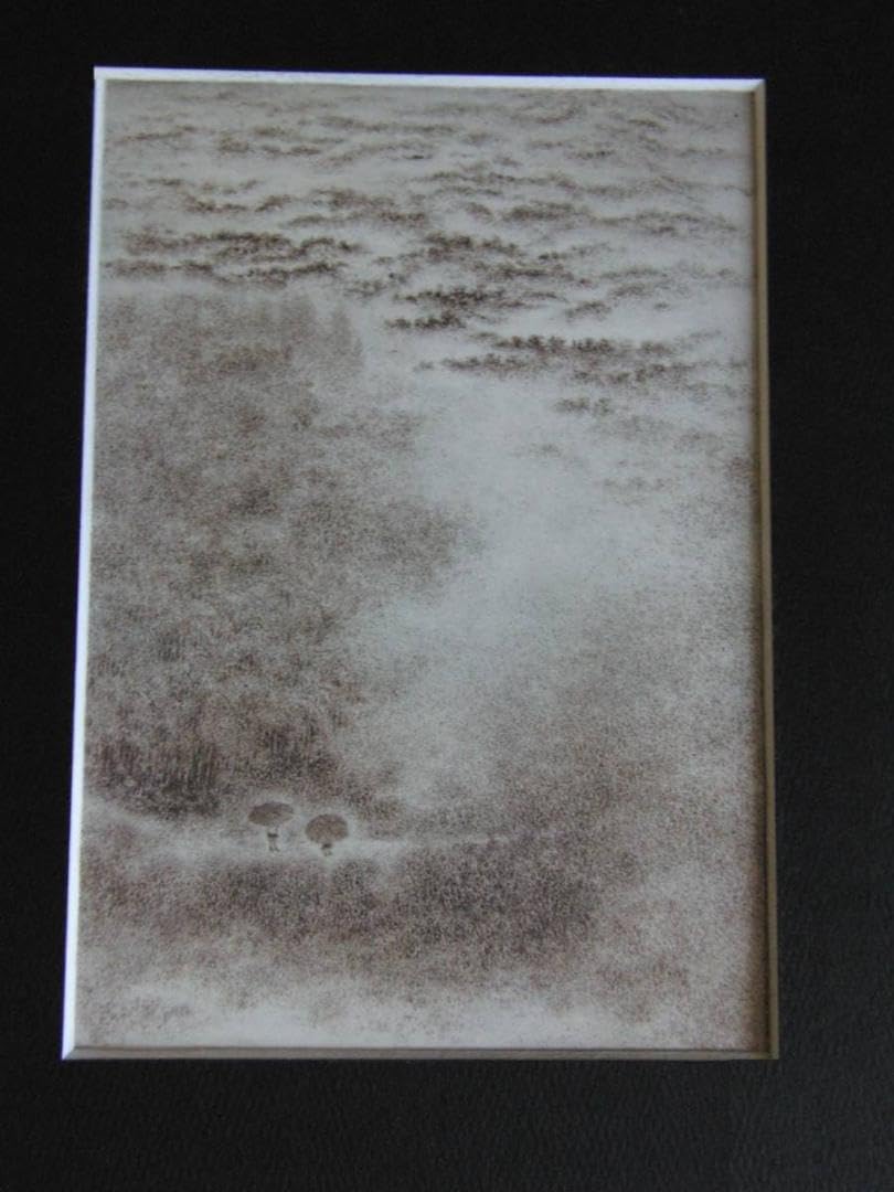 高山辰雄、【絶】、希少な額装用画集画、新品高級額 額装付、状態良好 高山辰雄、【絶】、希少な額装用画集画、新品高級額 額装付、状態良好