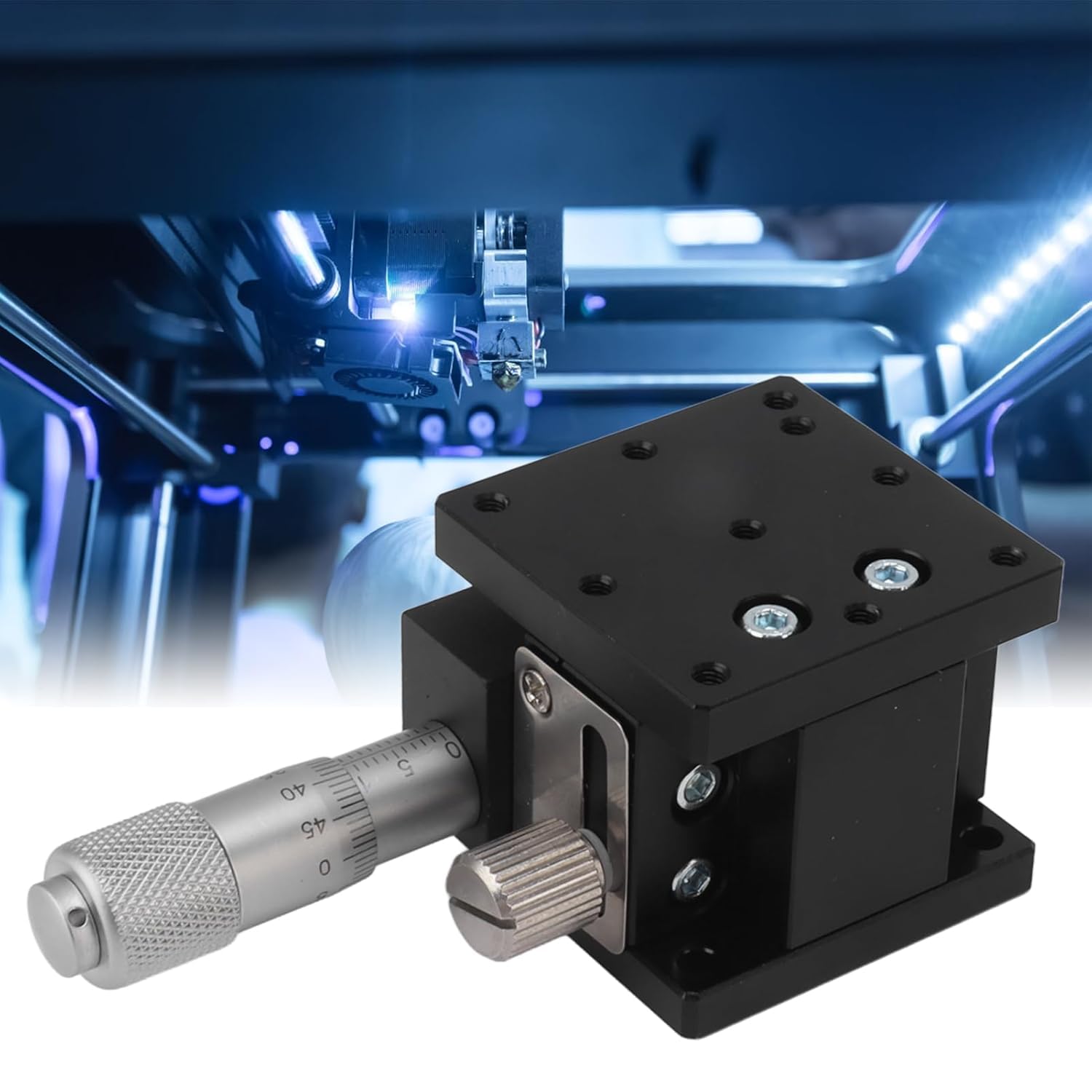 LZ40 Manueller Lineartisch aus Aluminiumlegierung mit Z-Achsen-Schiebetisch für Genaue Ausrichtung und Positionierung