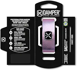 Abafador De Cordas P/Guitarra/Baixo/Violão - Damper SM (Roxo Metálico)
