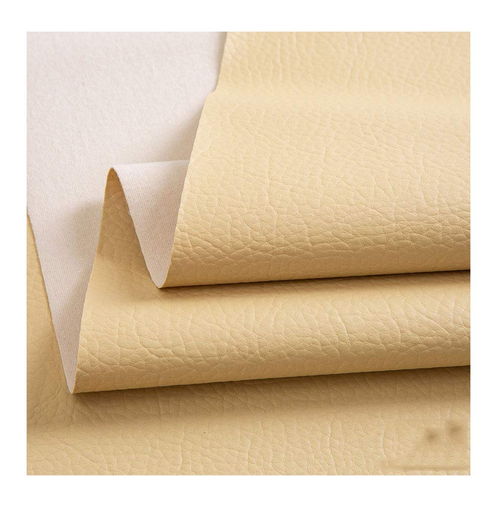 Similicuir en tissu beige pour rénover un siège de voiture et mobilier