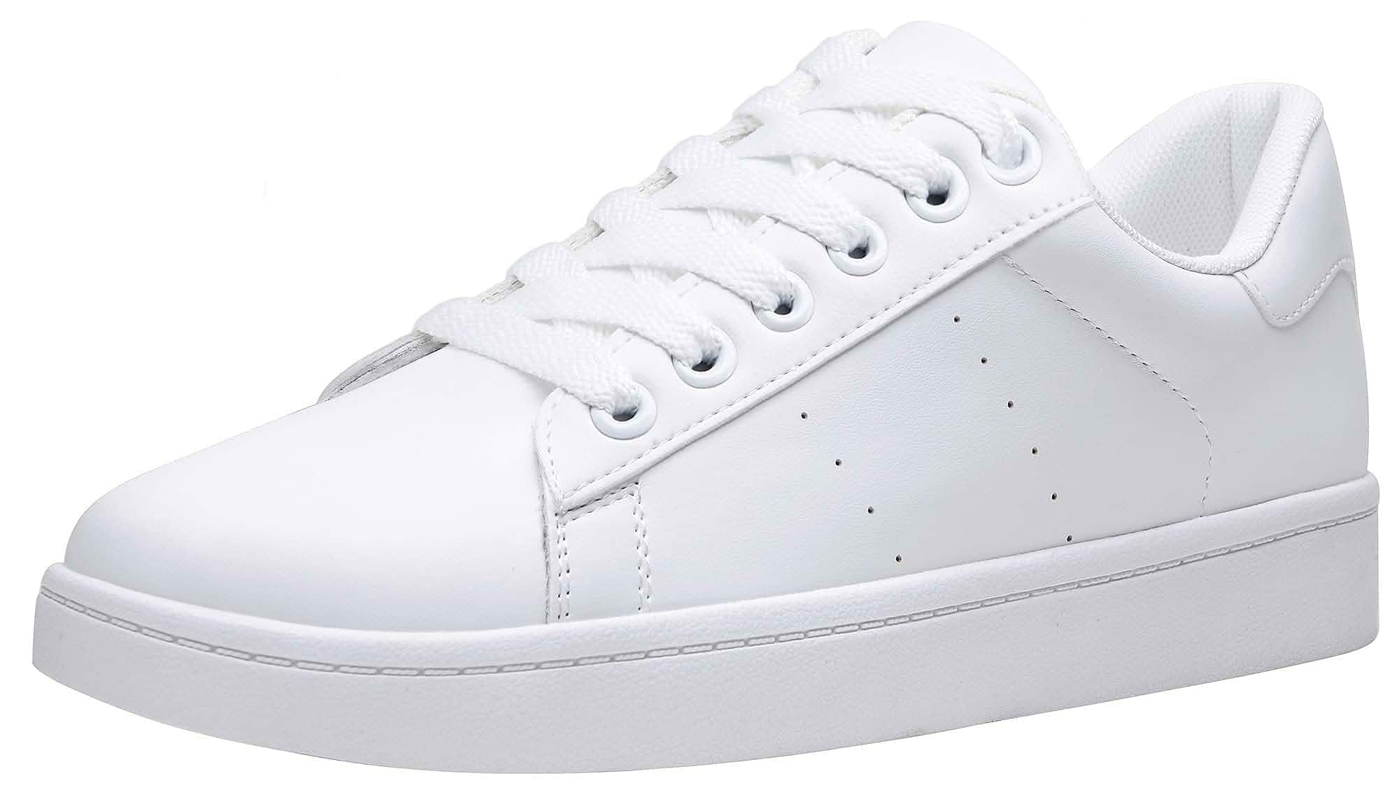 Vepose Women's Fashion Sneakers, Lace Up Low Top Platform Tennis Shoes Comfortable fashion walking shoes, low top, memory foam cushioning, lace up, cute style for work, travel and weekends