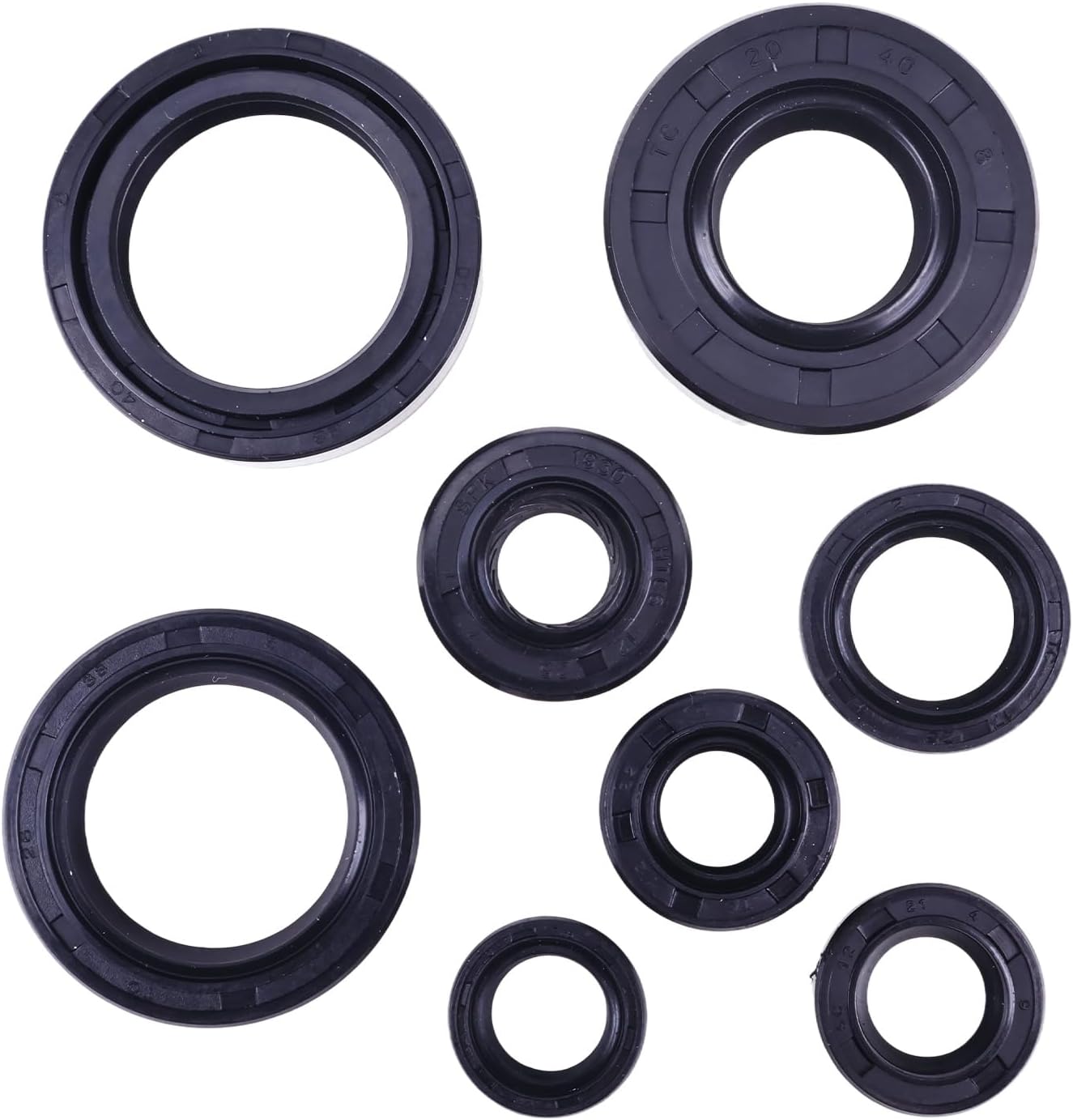 Crankshaft Bottom End Rebuild Kit Gasket Bearing Seal Kit Compatible with Yamaha YZ85 2002-2014 Motorcycle Engine WPC123