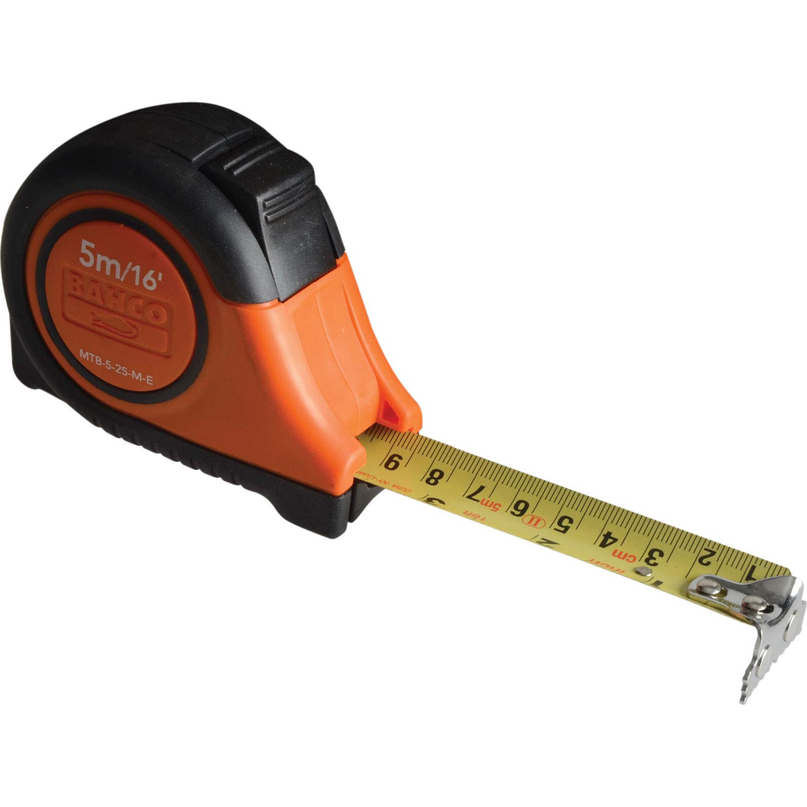 Mètre à ruban 5m Bahco MTB525ME avec embout magnétique réversible